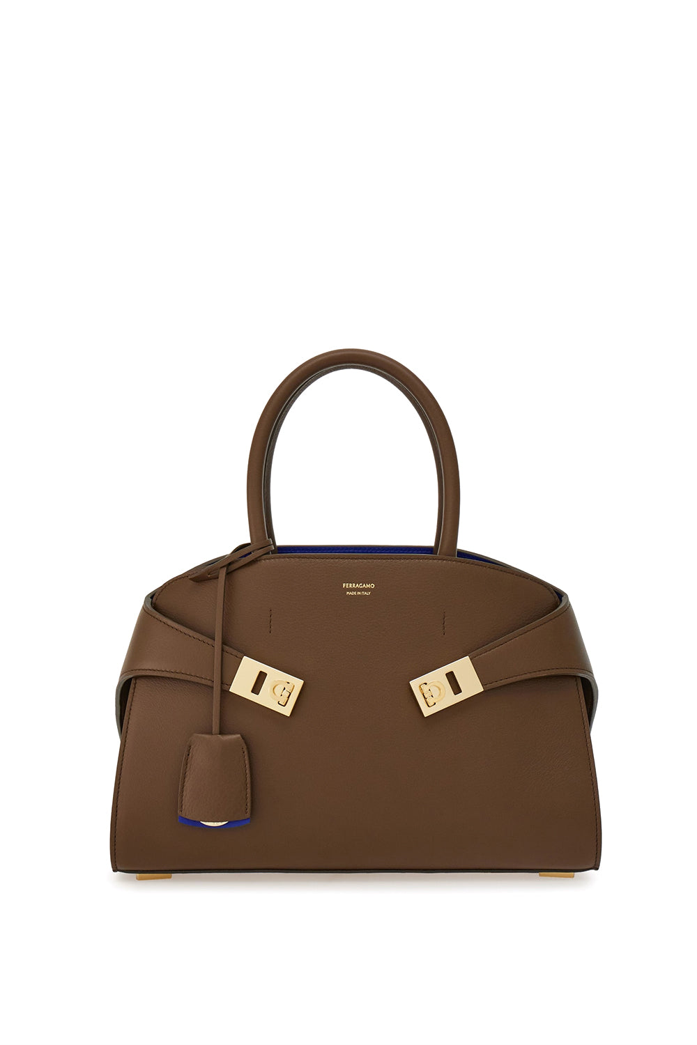 FERRAGAMO Borsa a mano Hug bicolore (M)