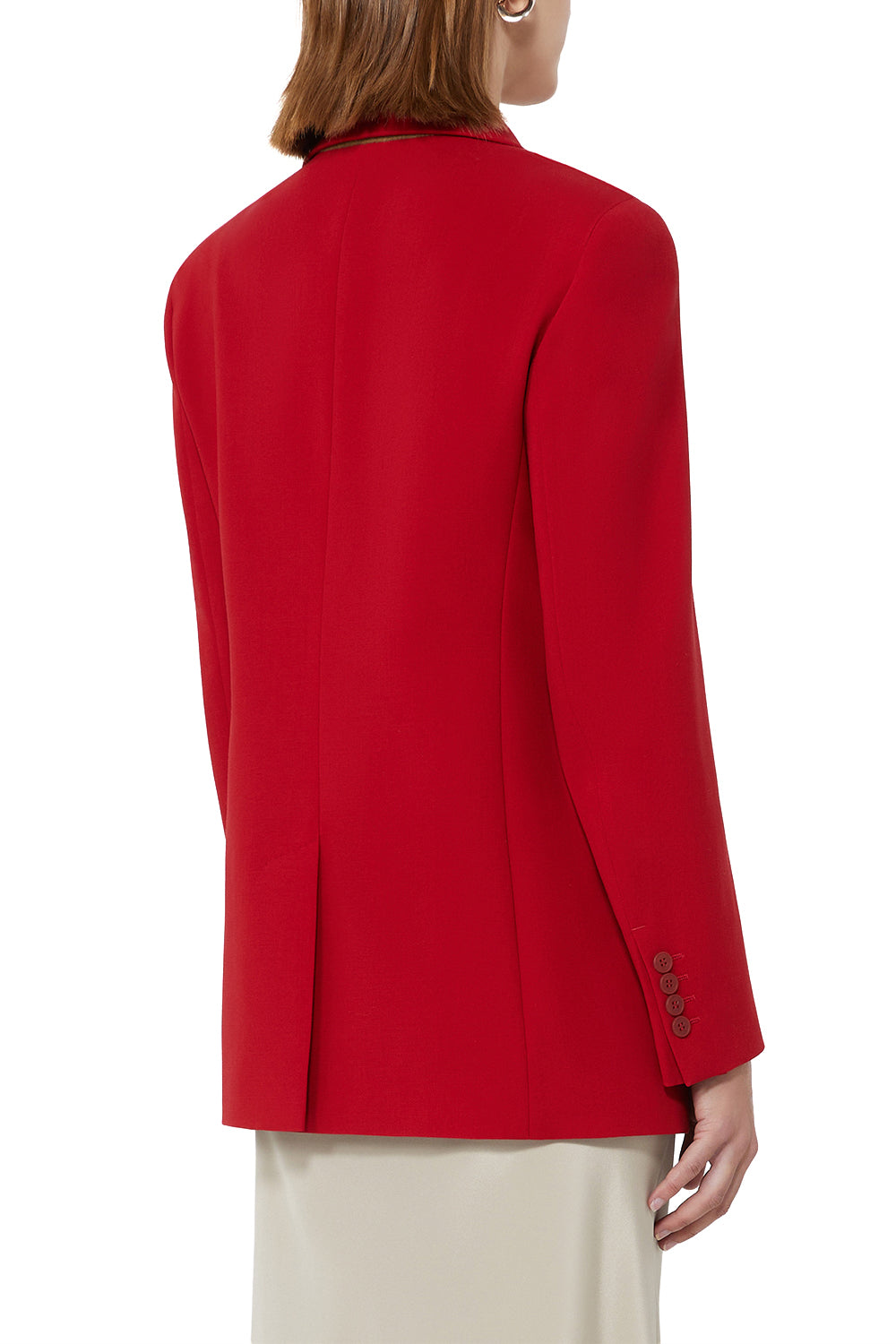 MAX MARA Blazer in cady di lana "MXMLAMPADA"