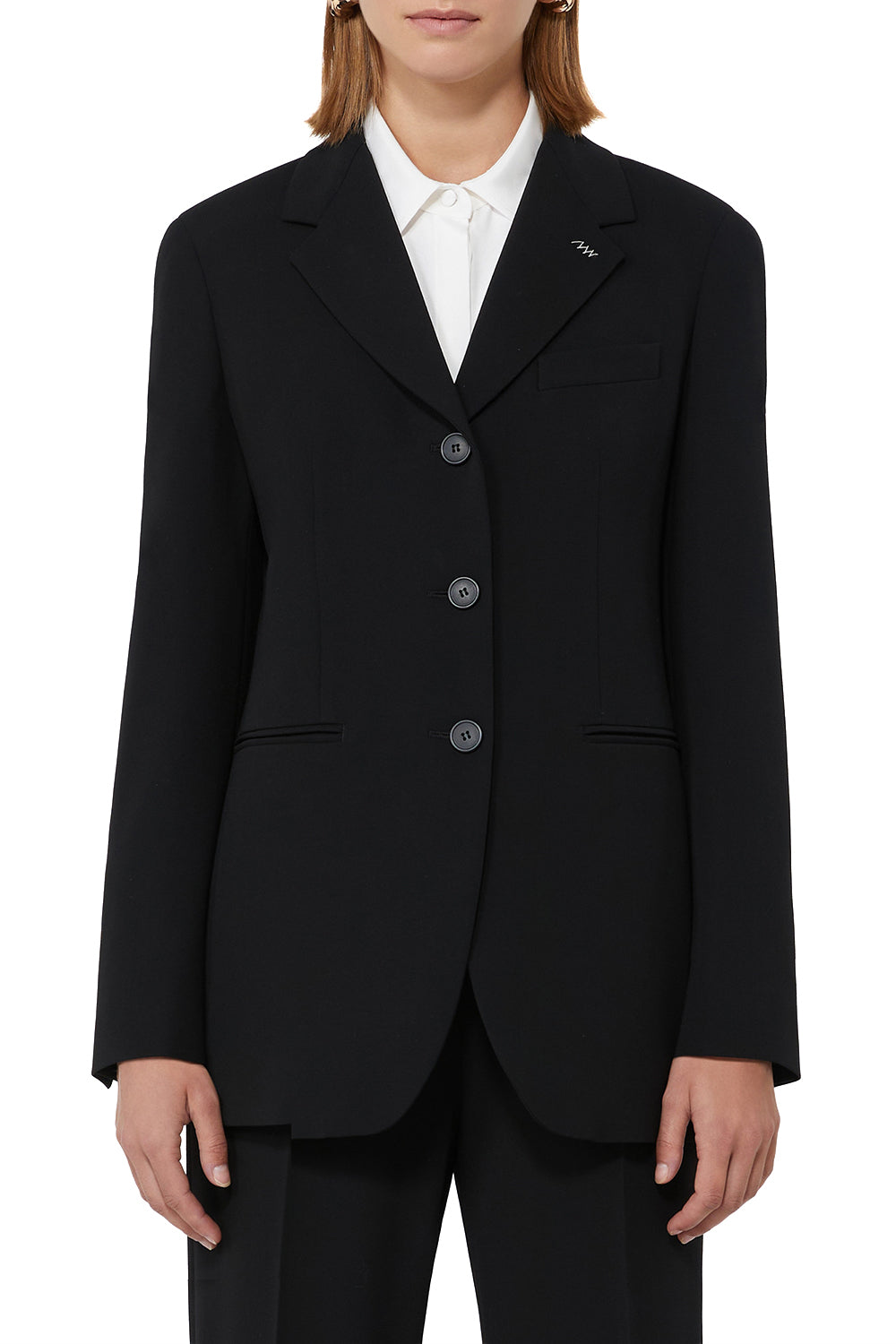 MAX MARA Blazer in cady di lana "MXMLAMPADA"
