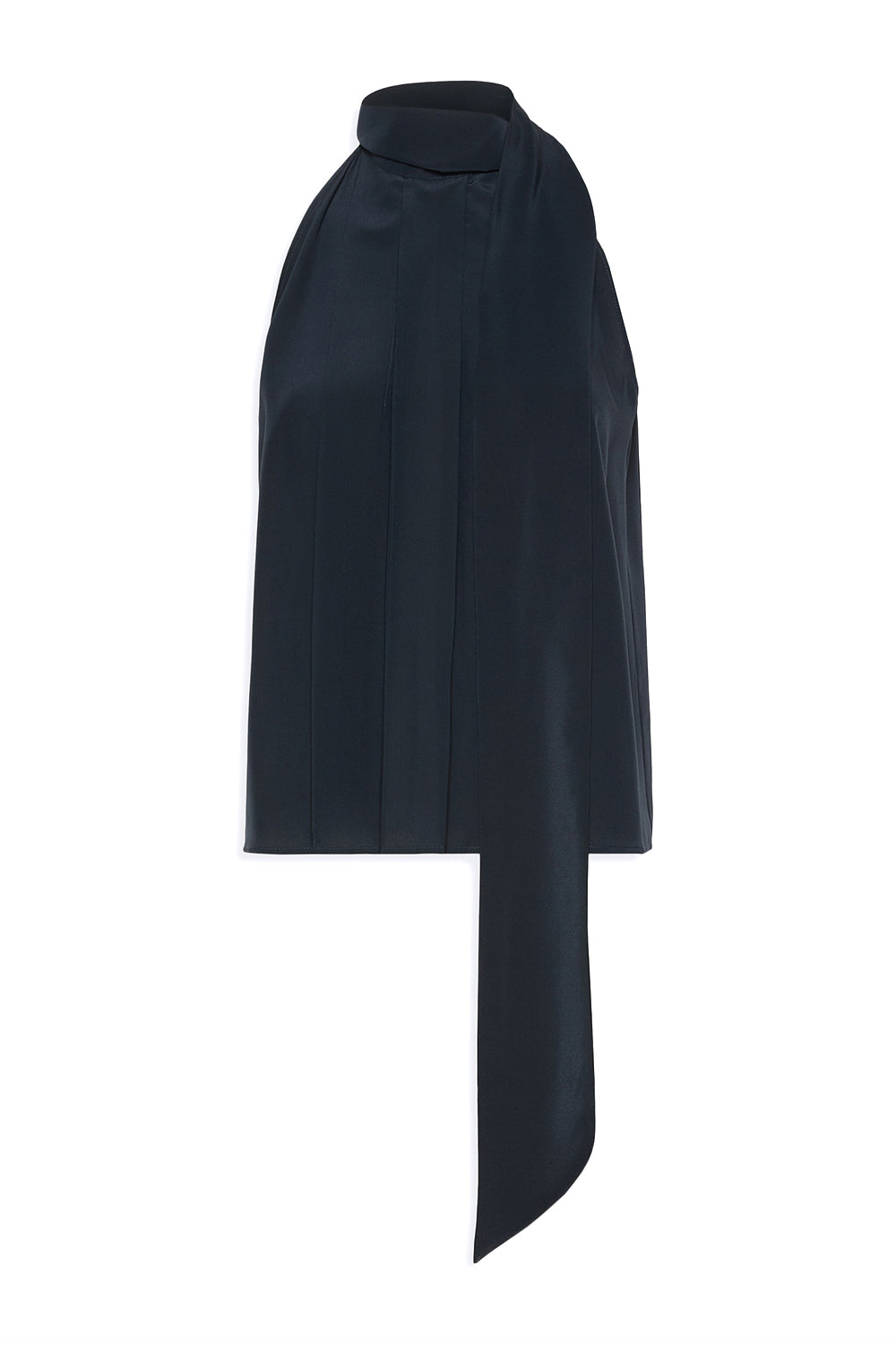 MAX MARA Top smanicato in crêpe de Chine "MXMFUNE"