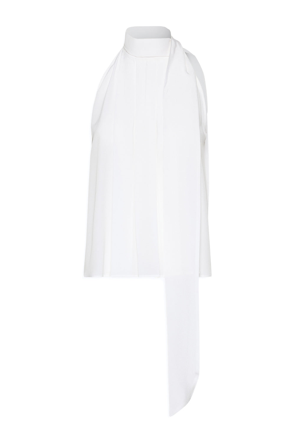 MAX MARA Top smanicato in crêpe de Chine "MXMFUNE"