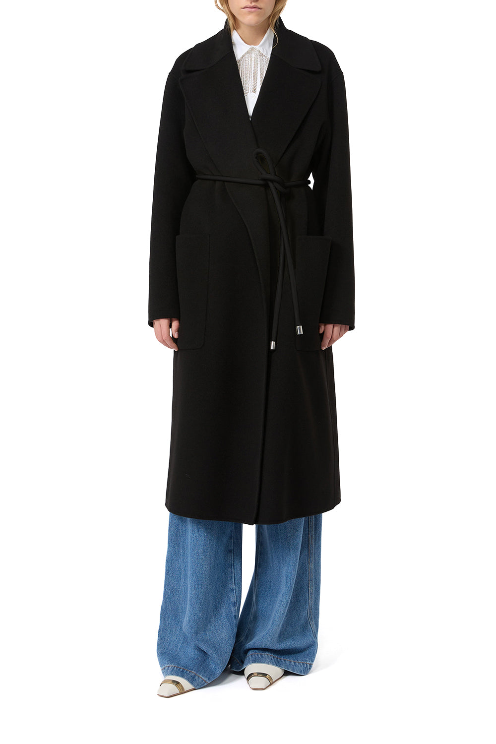 SPORTMAX Cappotto oversize in double di lana "SPXZANNATA"