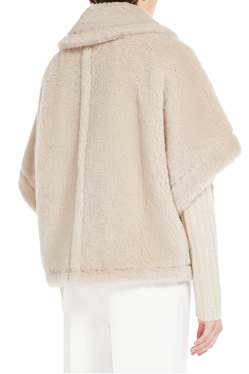 MAX MARA Cappa boxy in Teddy di alpaca e lana "NEWTERZO1"