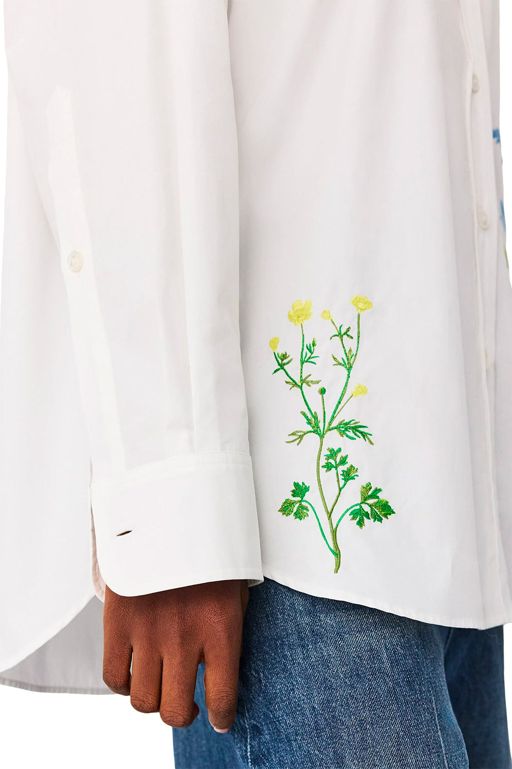 STELLA MCCARTNEY Camicia con Ricamo Floreale