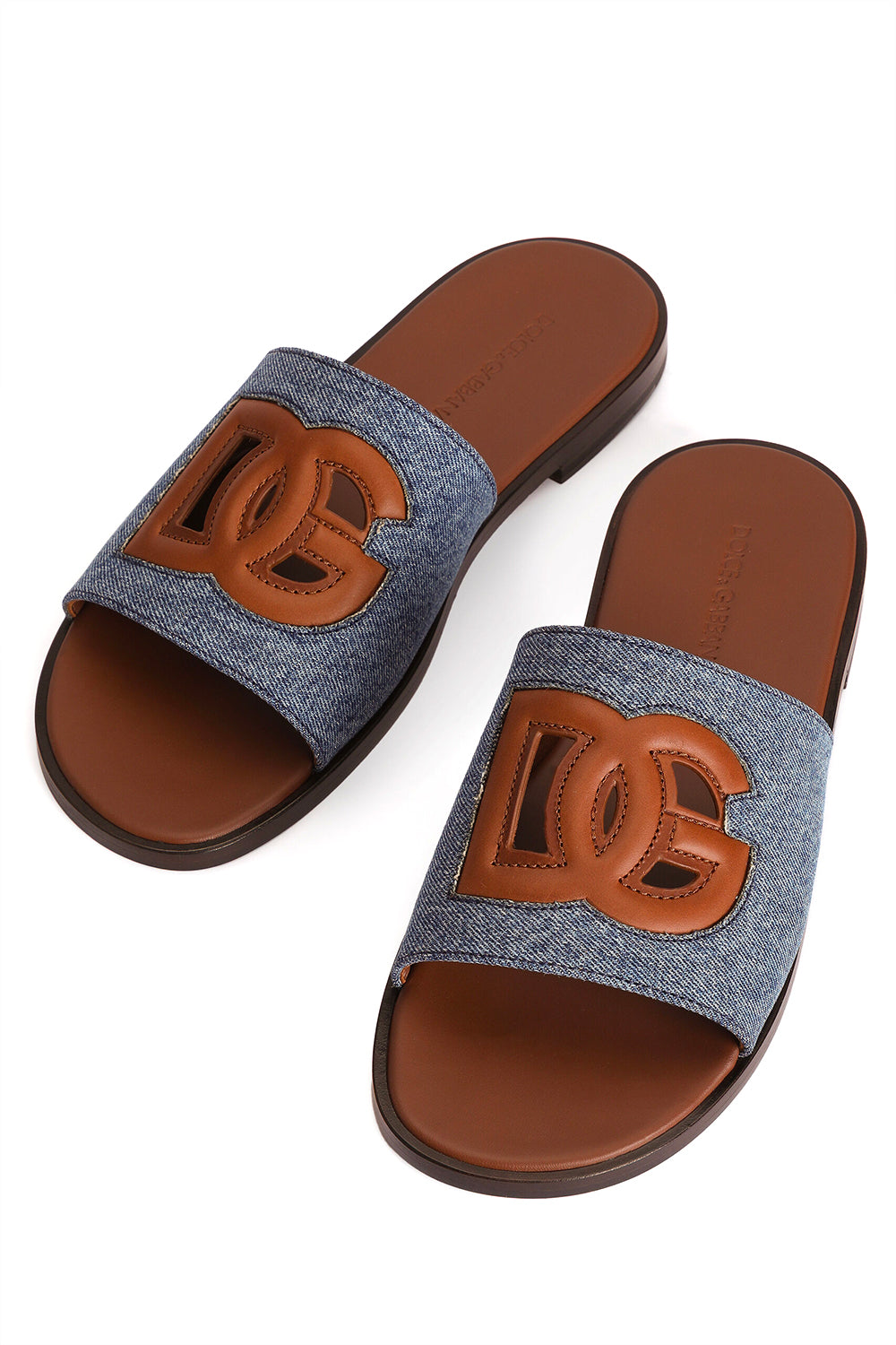 DOLCE & GABBANA Sandalo DG light in denim