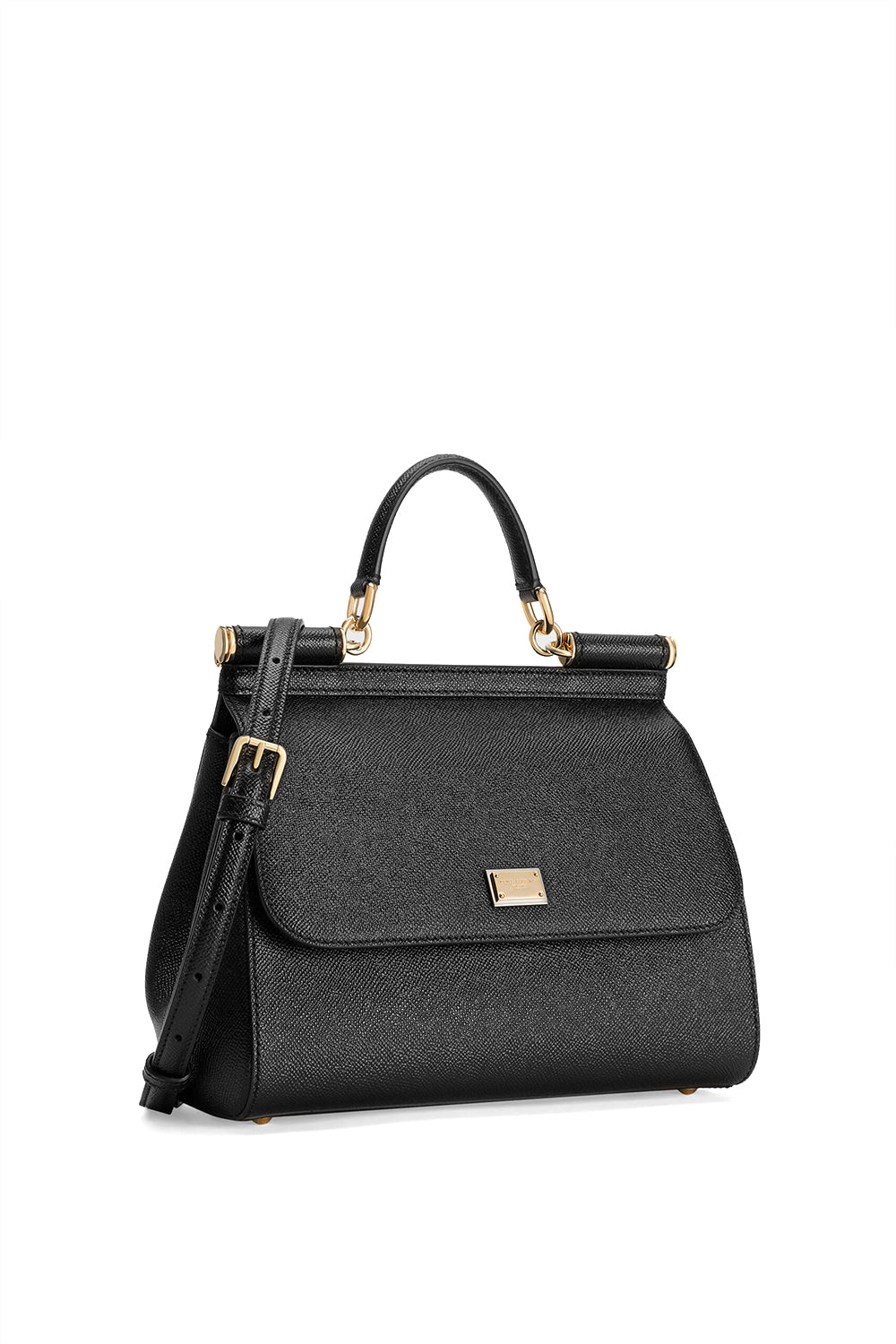 DOLCE & GABBANA Borsa a mano Sicily grande in pelle di vitello dauphine