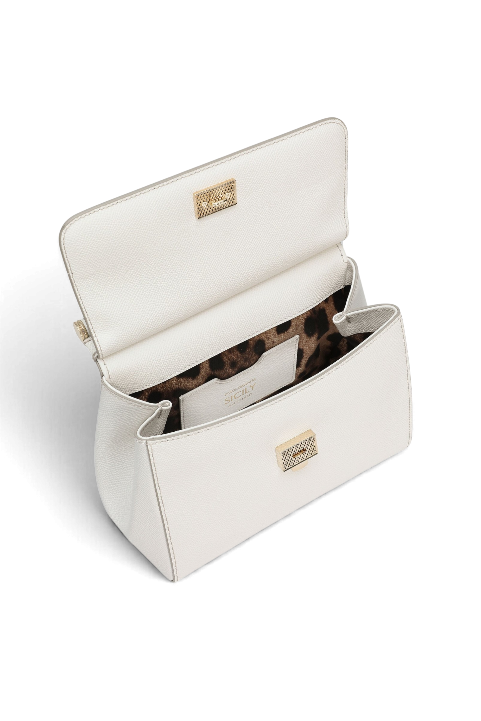 DOLCE & GABBANA Borsa a mano Sicily piccola in pelle di vitello dauphine
