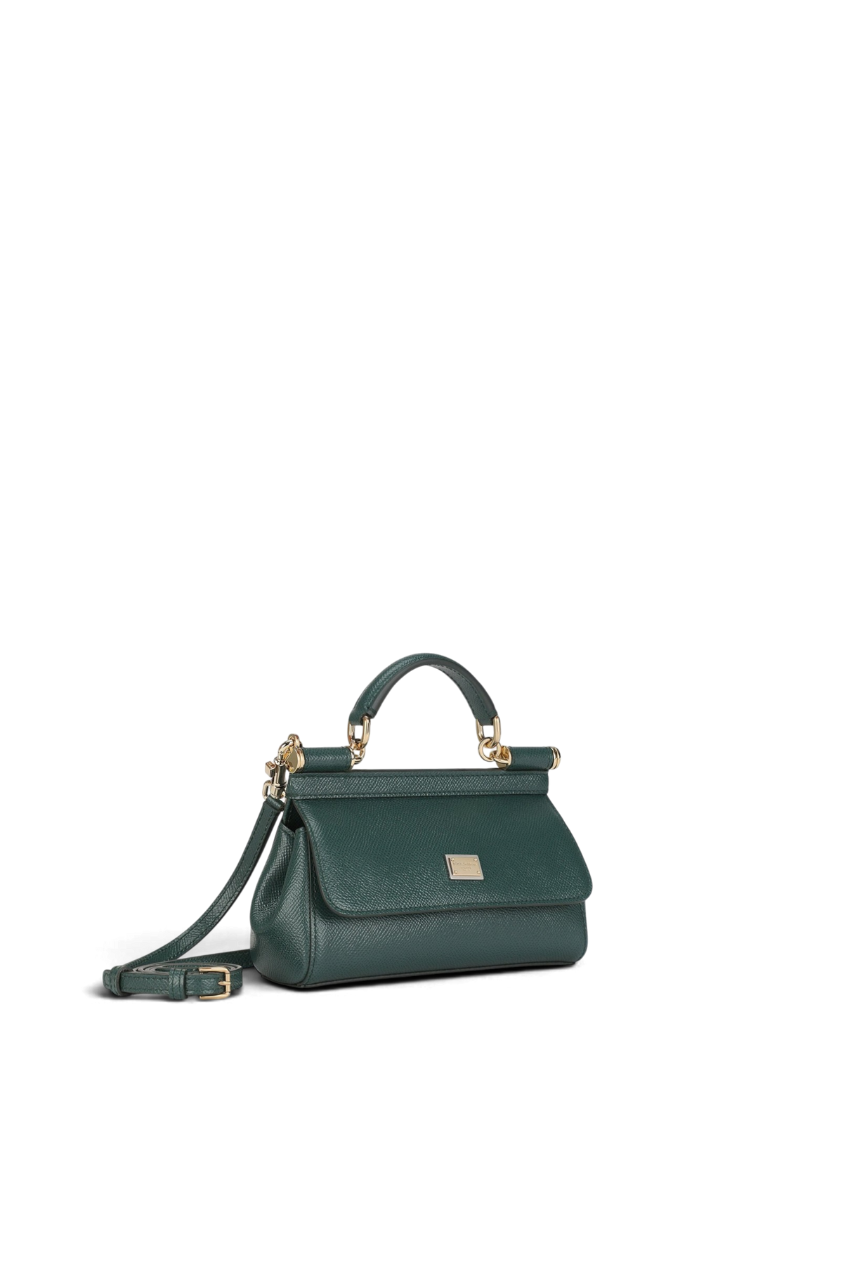 DOLCE & GABBANA Borsa a mano Sicily mini in pelle di vitello – Lago