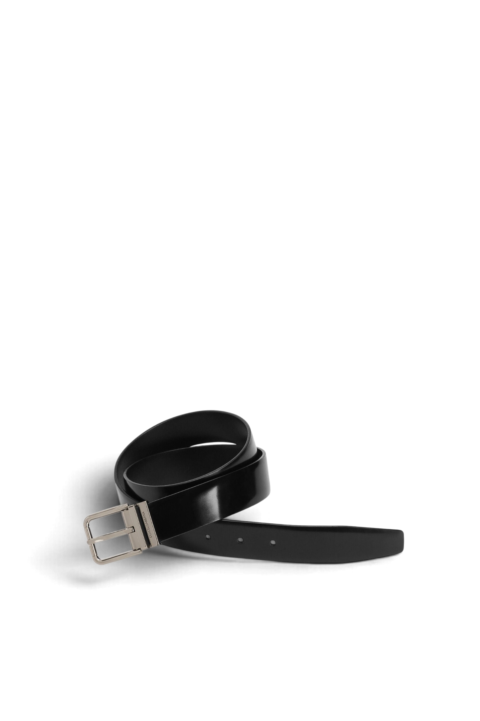 DOLCE & GABBANA Cintura in pelle di vitello spazzolata
