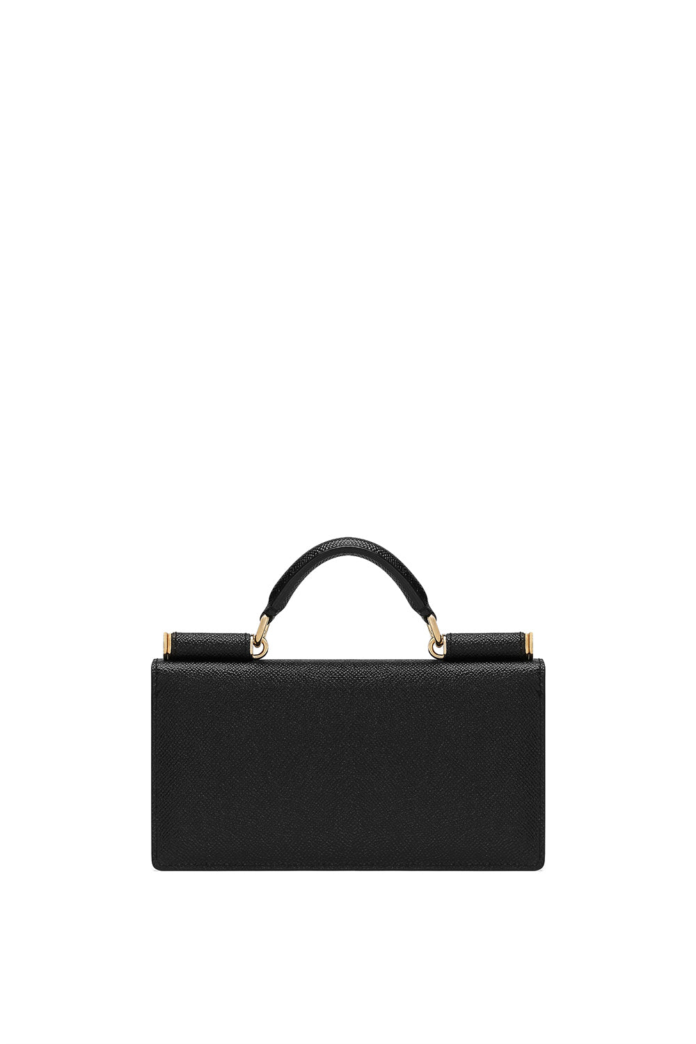DOLCE & GABBANA Mini bag in pelle di vitello stampa dauphine