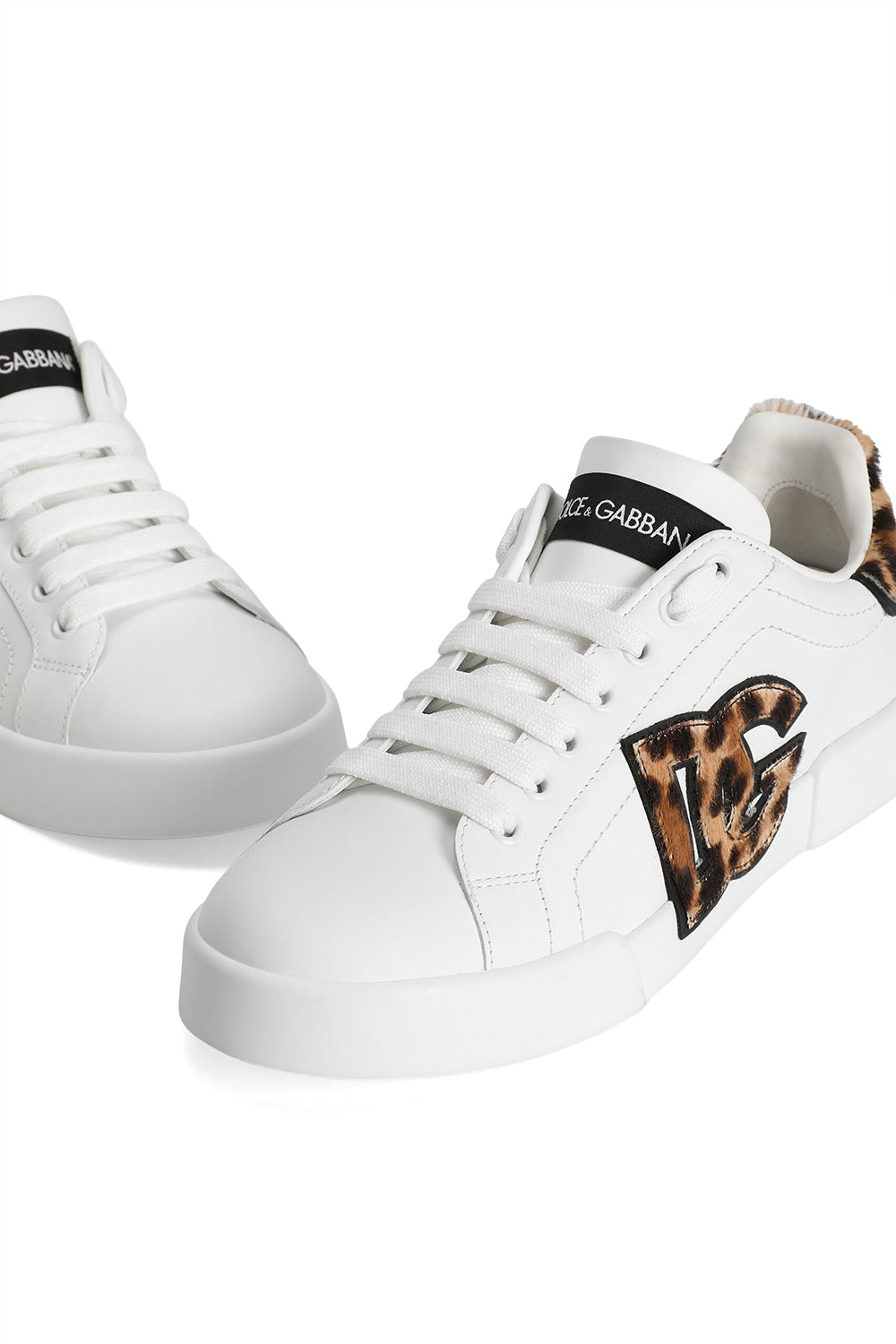 DOLCE & GABBANA Sneaker portofino light strobel in pelle