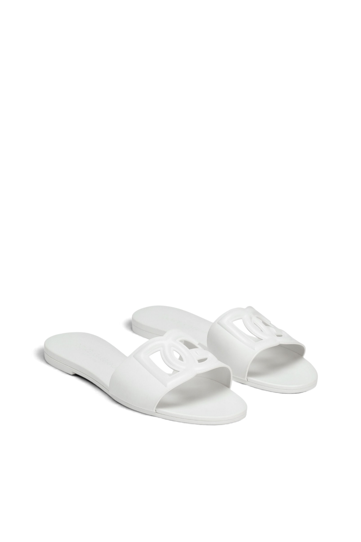DOLCE & GABBANA Slide beachwear in gomma