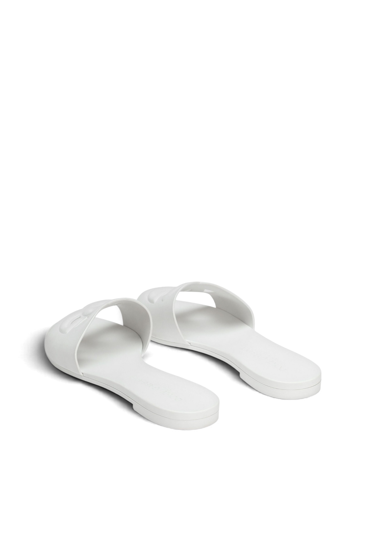 DOLCE & GABBANA Slide beachwear in gomma