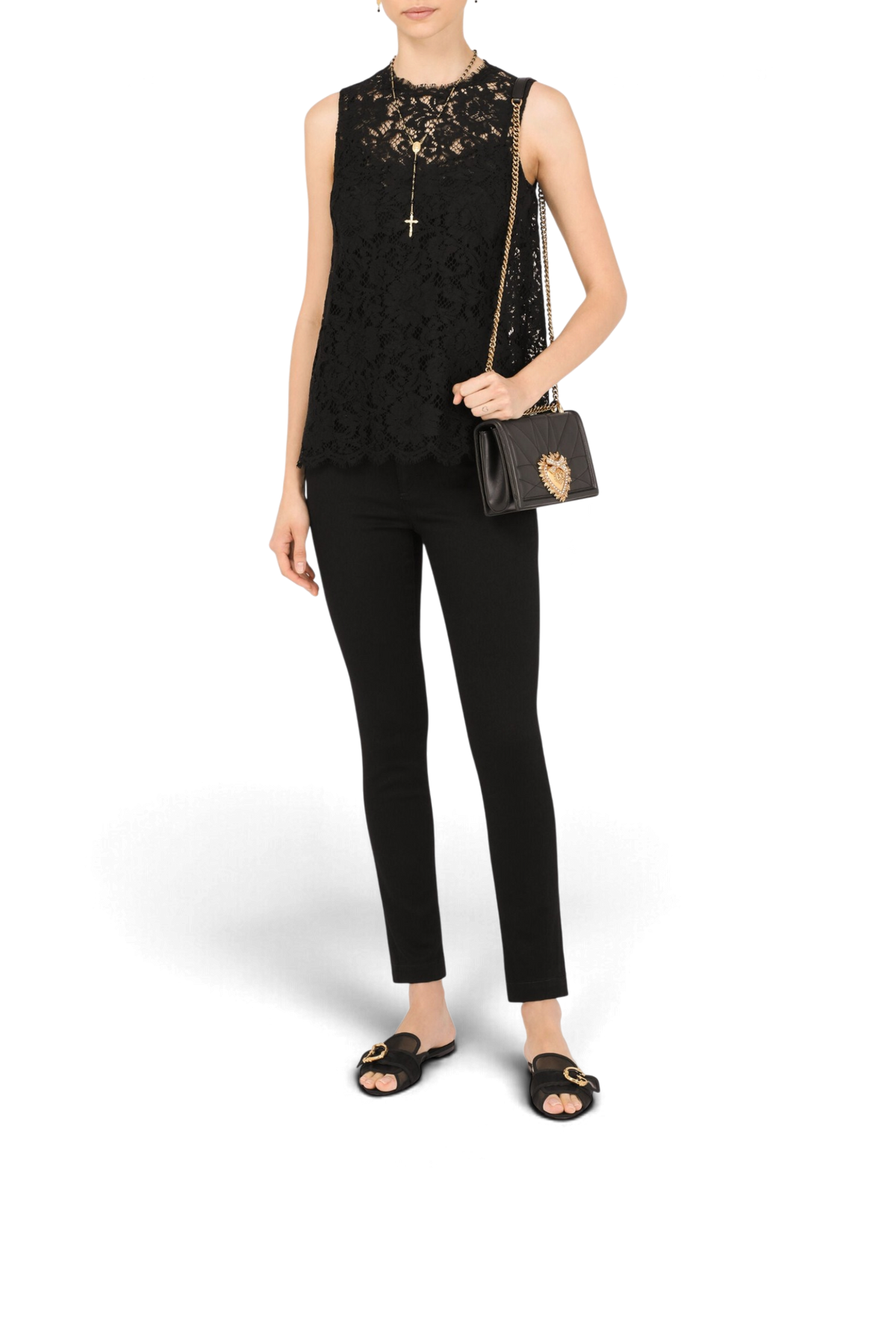 DOLCE & GABBANA Camicie e top Nero