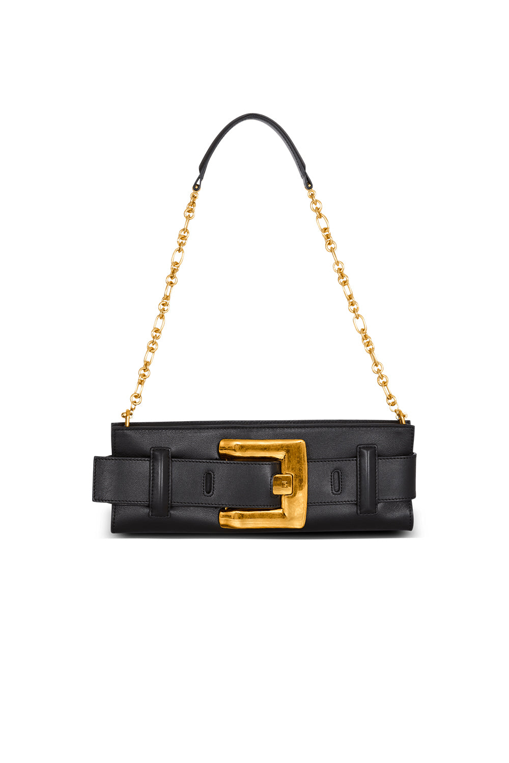 BALMAIN Pochette Anthem in pelle di vitello