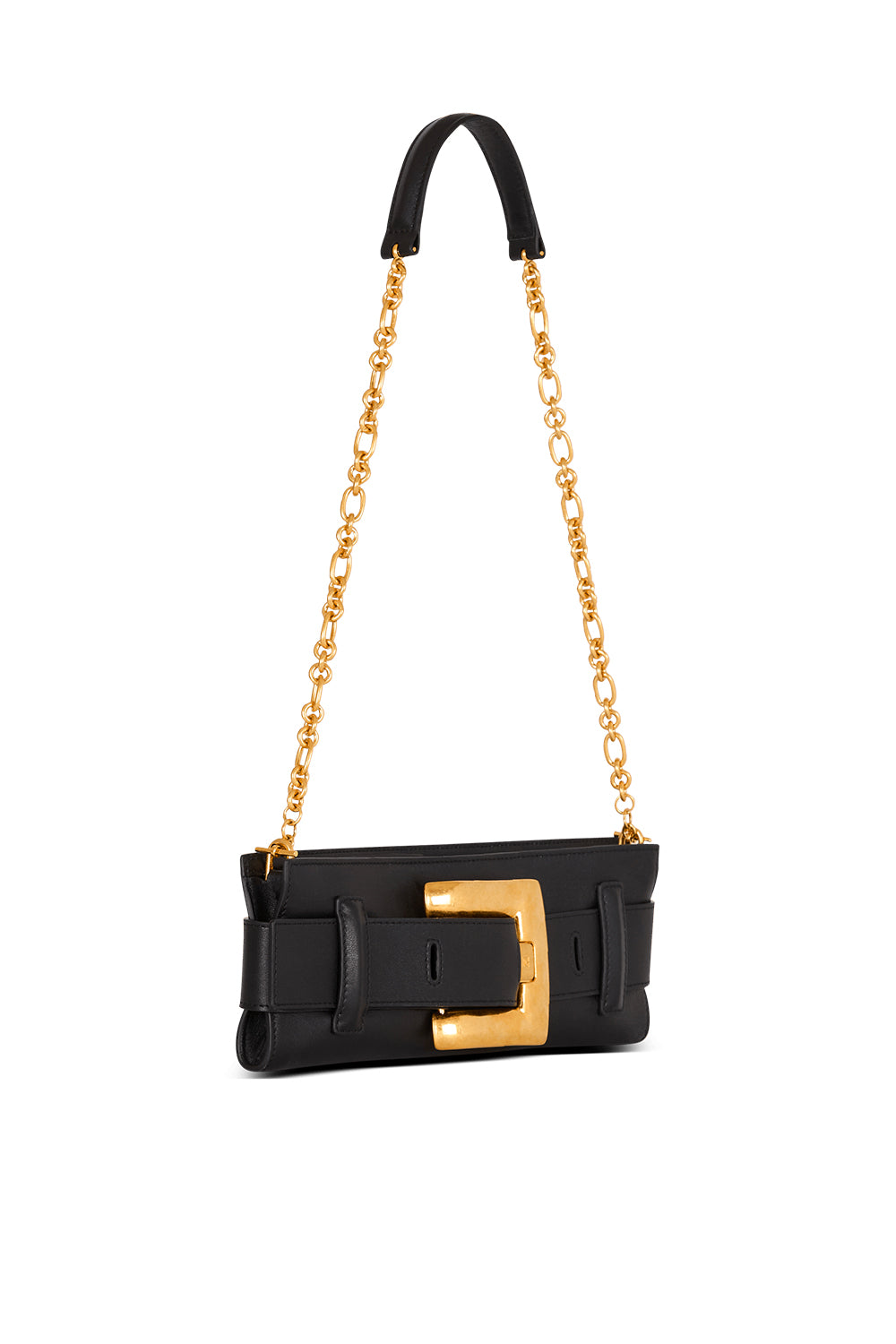 BALMAIN Pochette Anthem in pelle di vitello