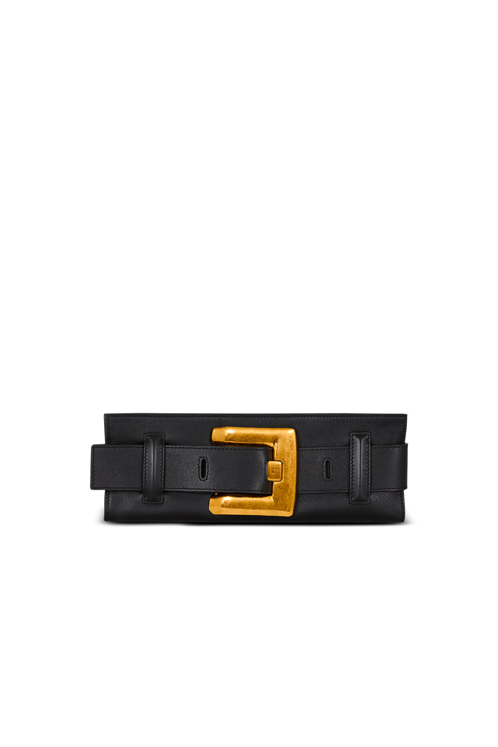 BALMAIN Pochette Anthem in pelle di vitello