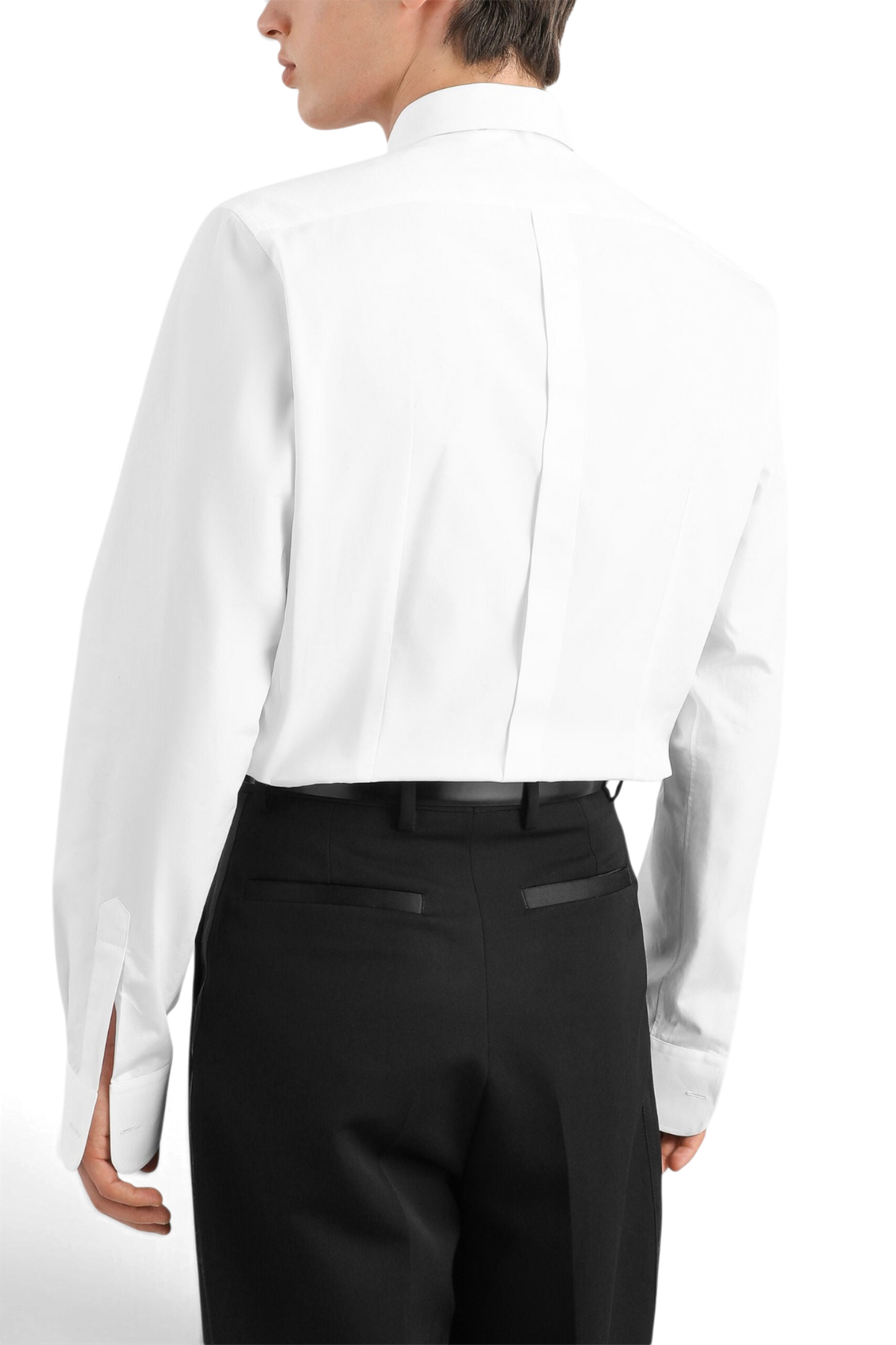 DOLCE & GABBANA Camicia tuxedo popeline di cotone