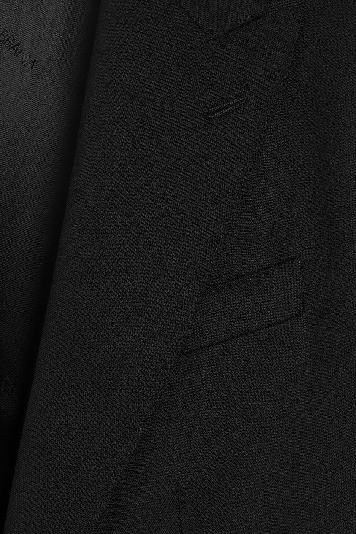 DOLCE & GABBANA Abito monopetto martini light in gabardina di lana