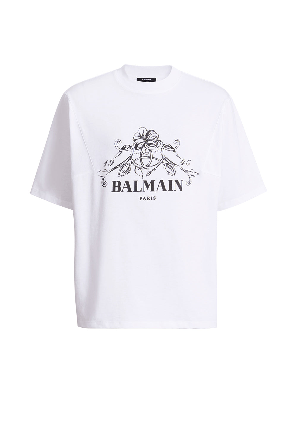 BALMAIN T-shirt Balmain Vine con stampa