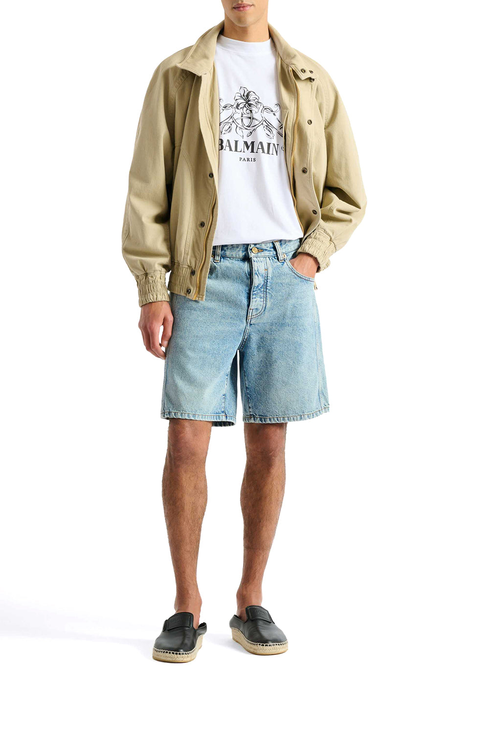 BALMAIN T-shirt Balmain Vine con stampa