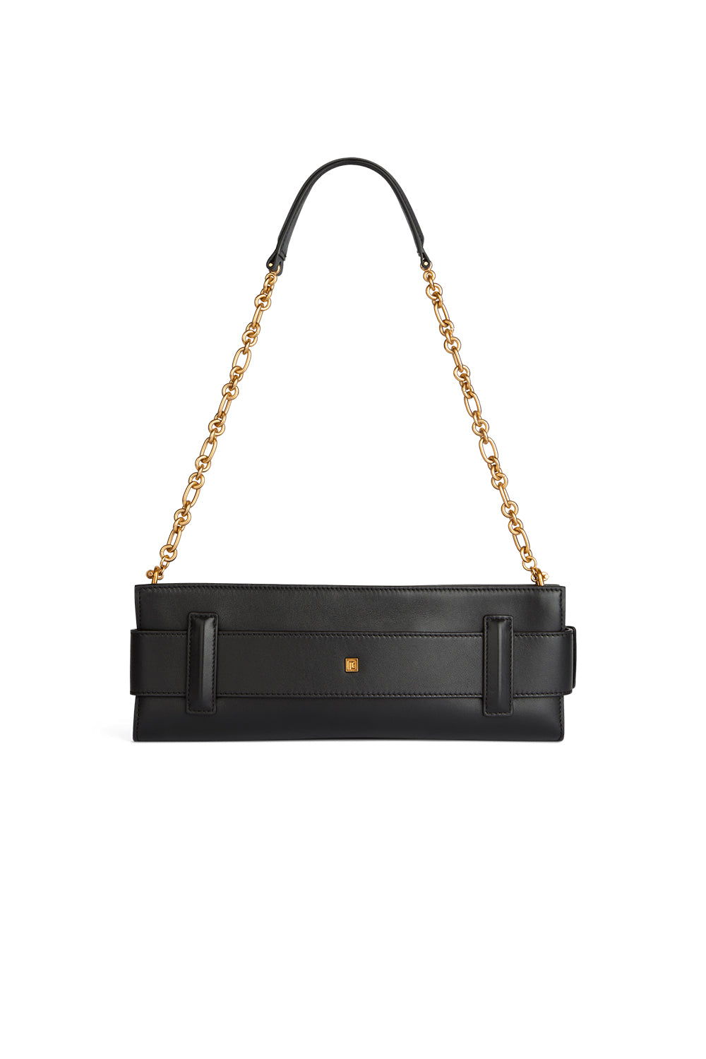 BALMAIN Pochette Anthem in pelle liscia