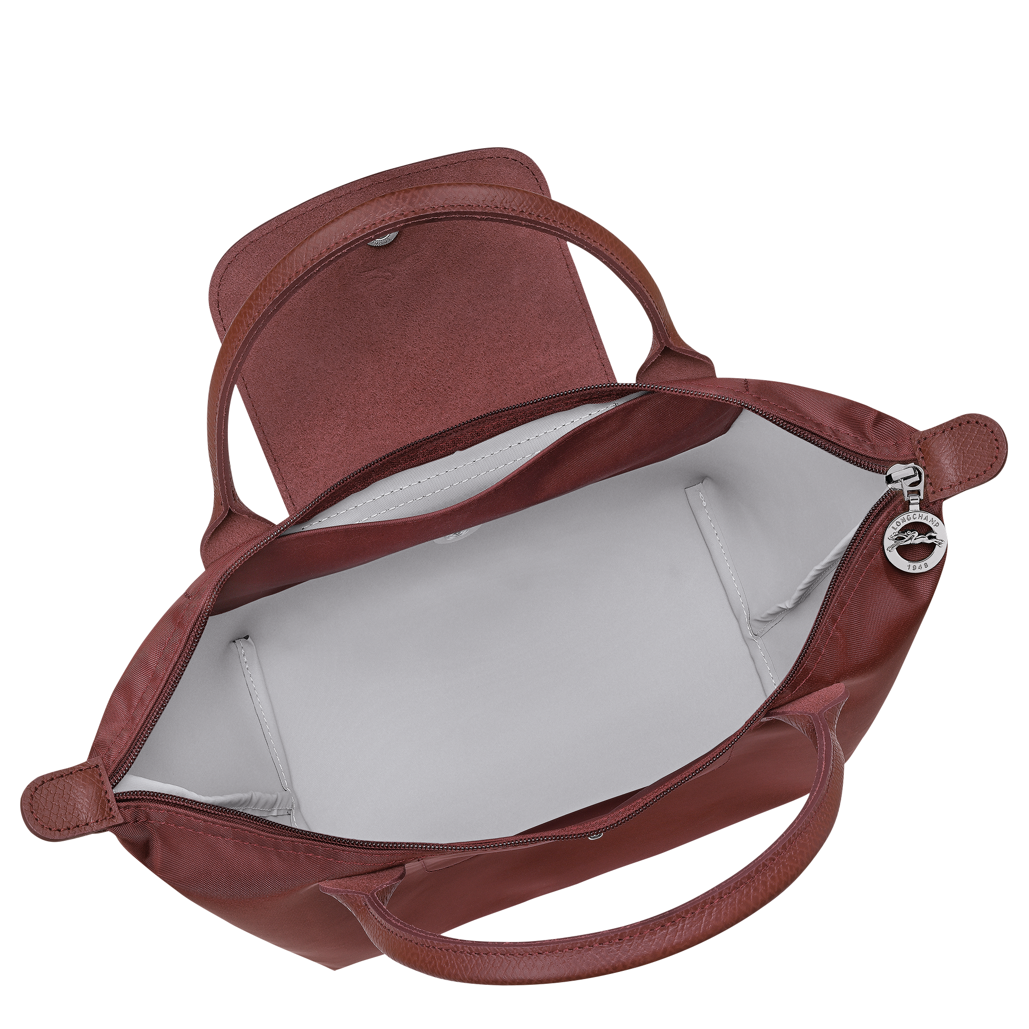 LONGCHAMP Borsa compatta 23×22×14 cm in tela riciclata, leggera 196 g, ideale per chi cerca stile sostenibile