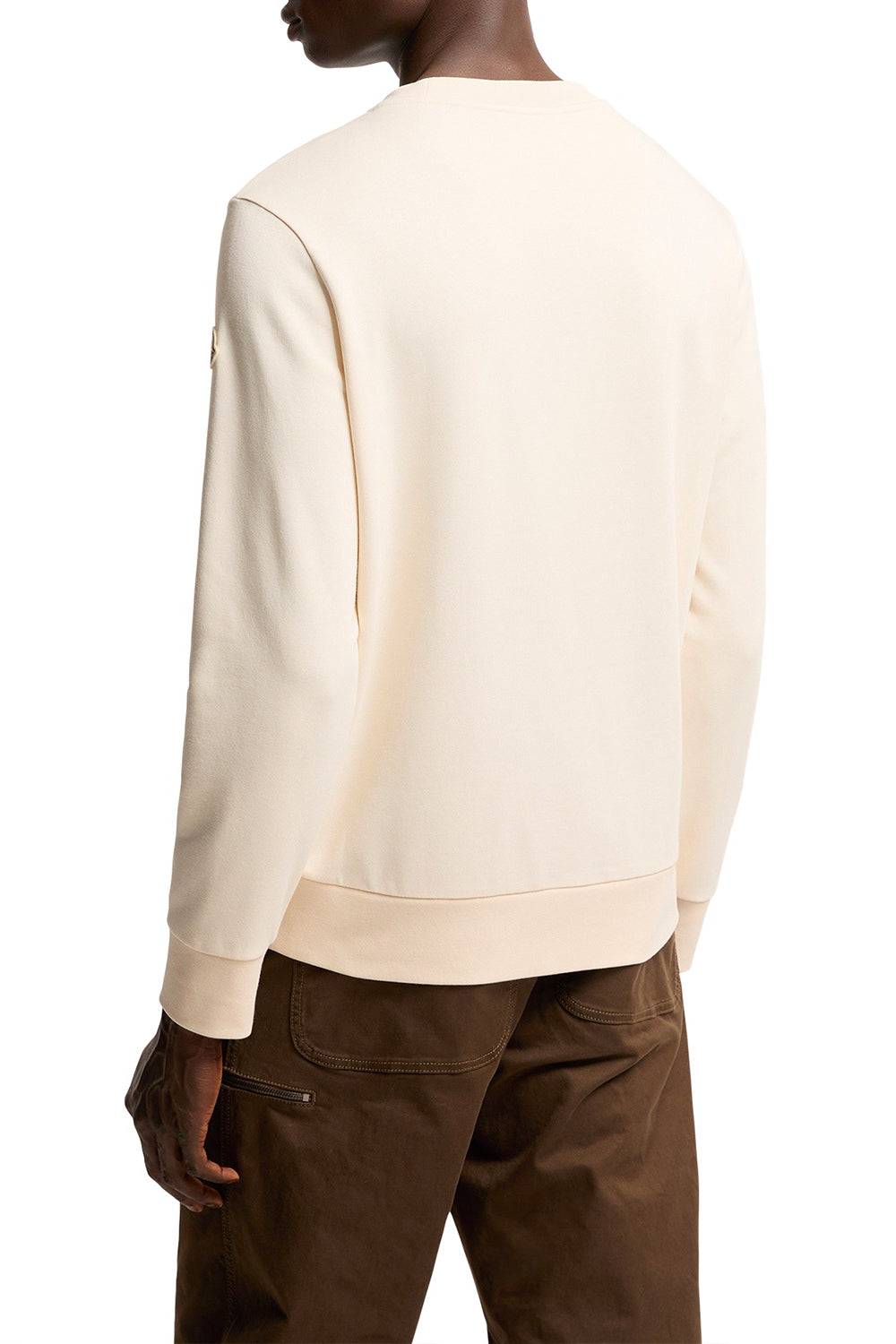 MONCLER Felpa in misto cotone con logo