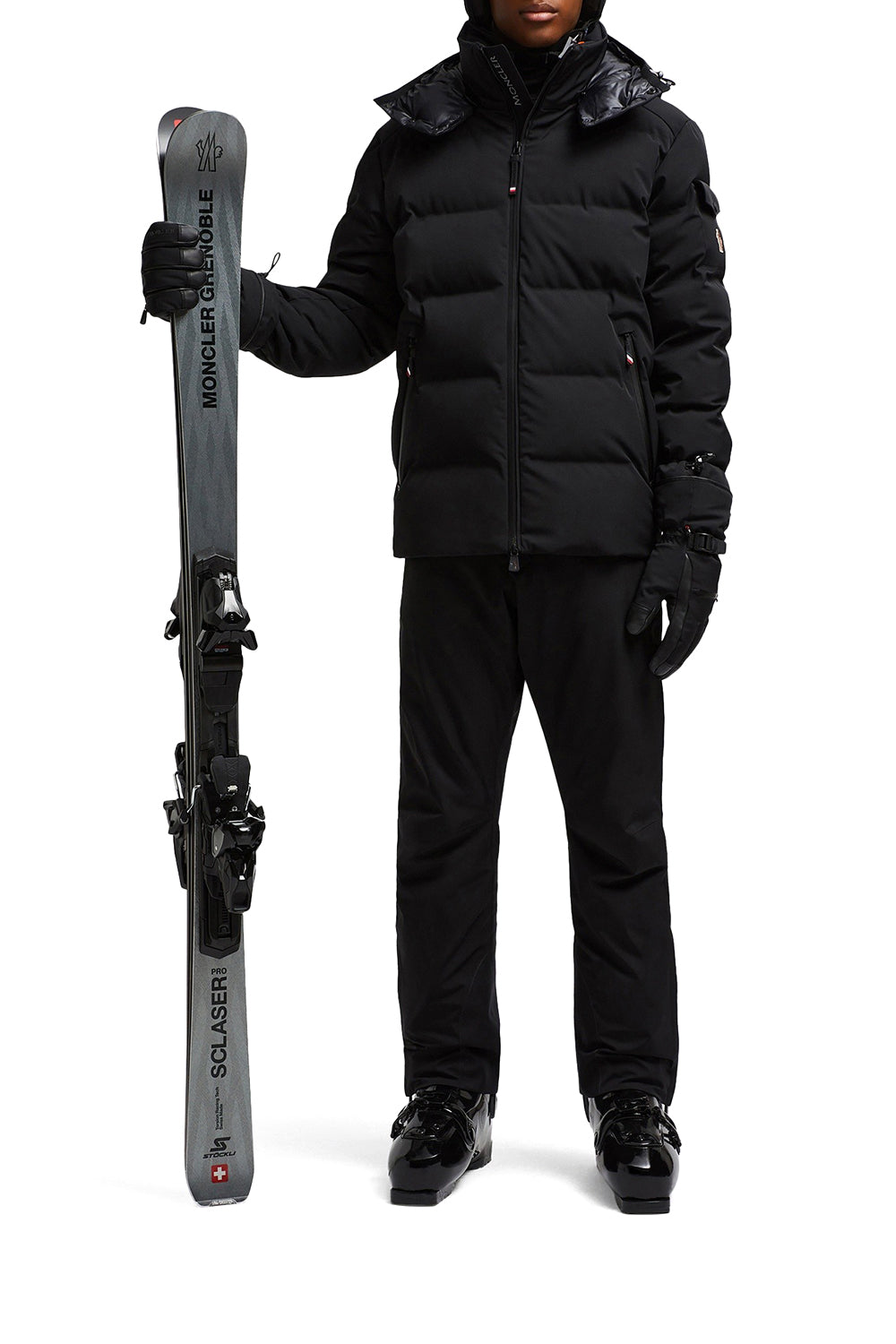 MONCLER GRENOBLE Giacca da sci isolante Montgetech con cappuccio