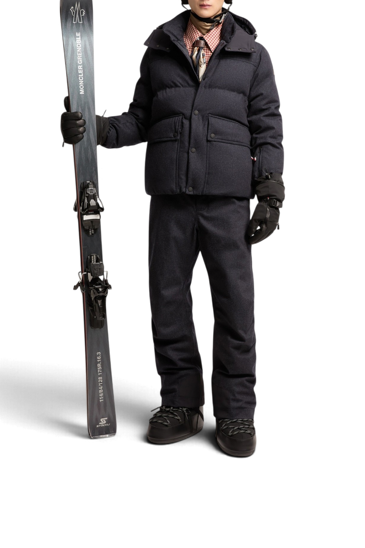 MONCLER GRENOBLE Pantaloni BLU DENIM