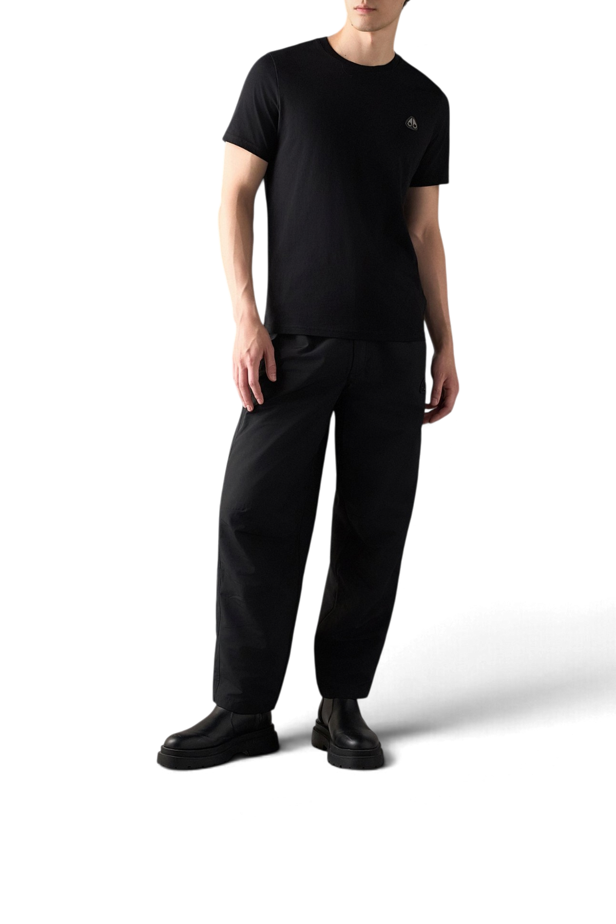 MOOSE KNUCKLES CRESCENT T-SHIRT – BLACK