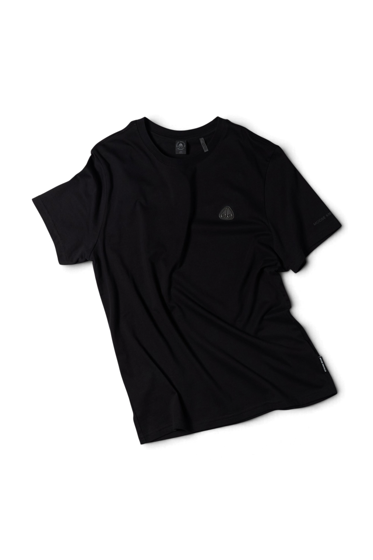 MOOSE KNUCKLES CRESCENT T-SHIRT – BLACK