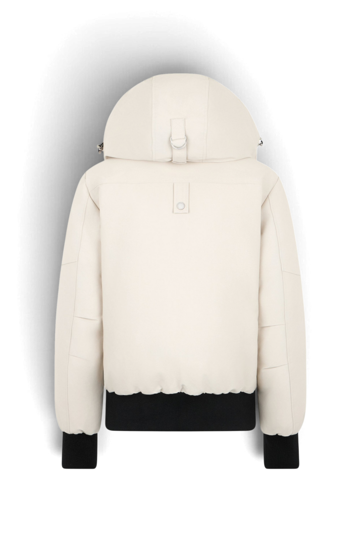 MOOSE KNUCKLES ORIGINAL DEBBIE SHEARLING TRIM BOMBER JACKET – Alabaster w/alabaster sh