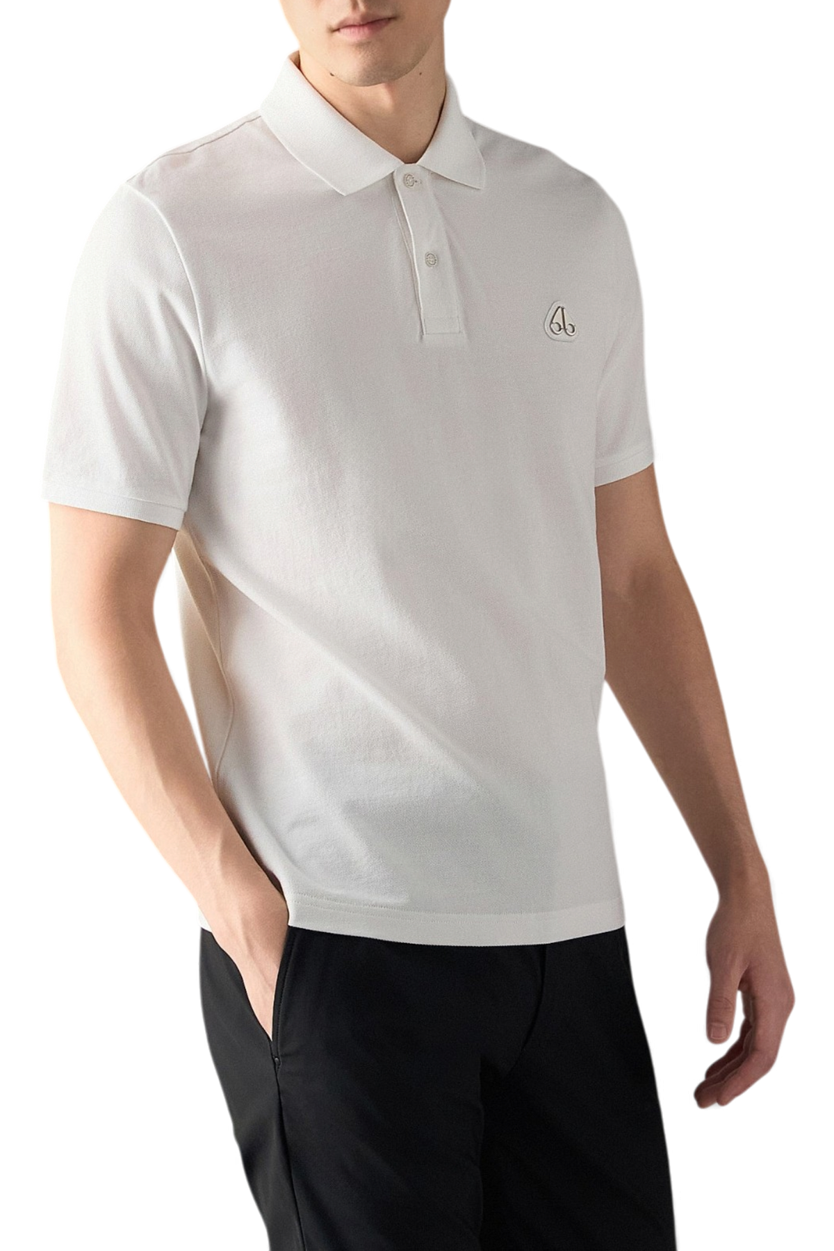 MOOSE KNUCKLES EVERETT POLO – WHITE