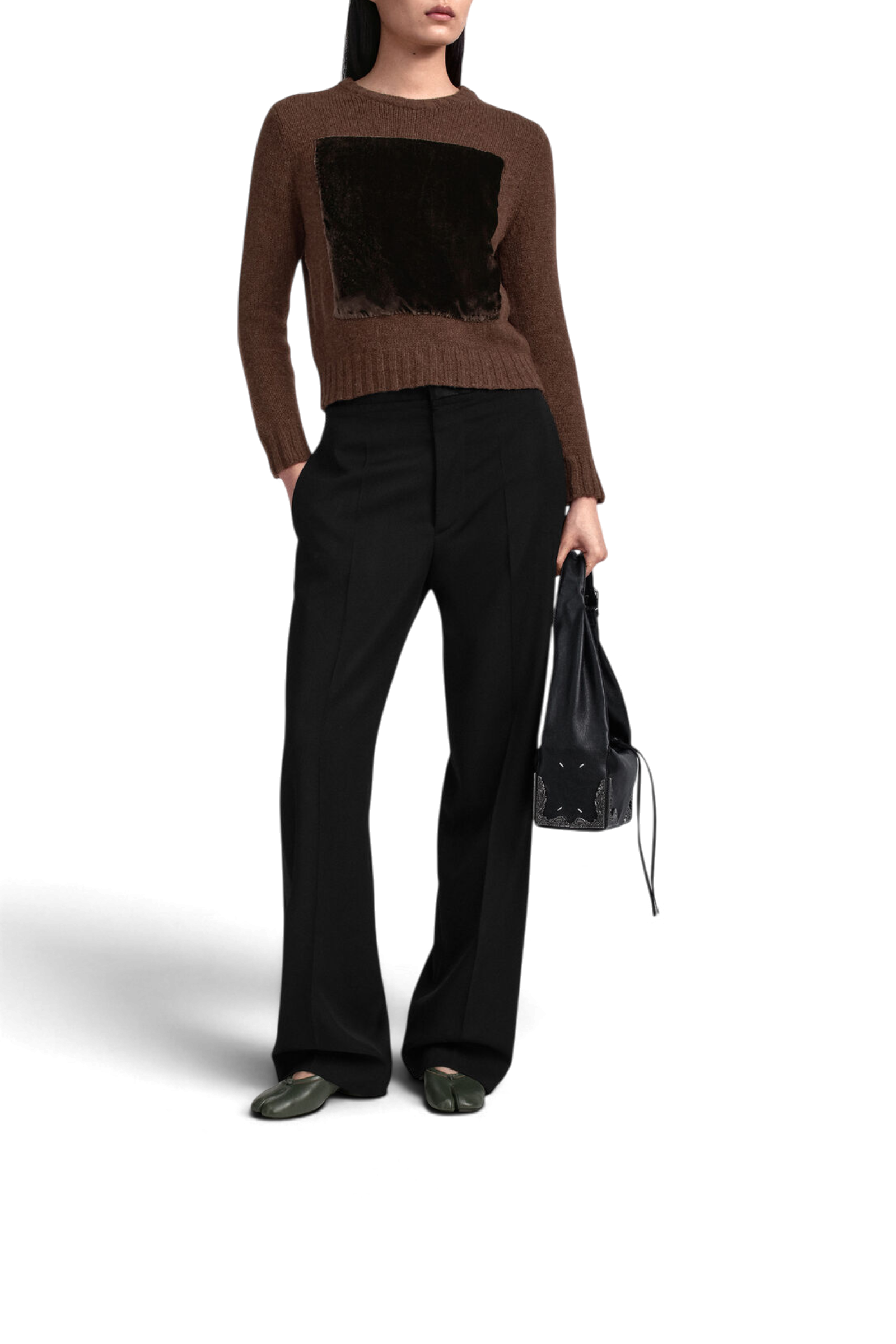 MAISON MARGIELA Camicie e top BROWN