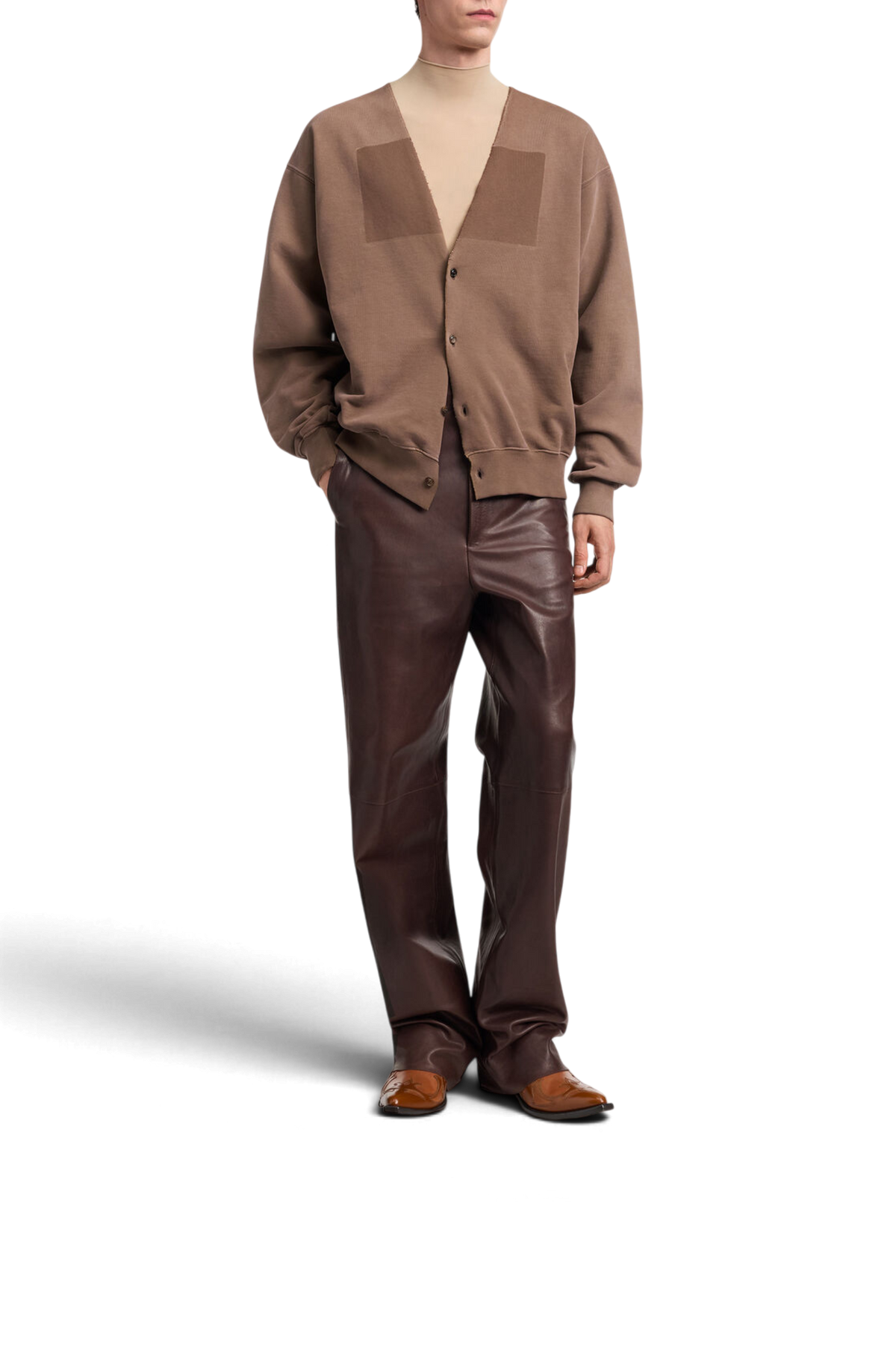 MAISON MARGIELA Camicie e top Mocha