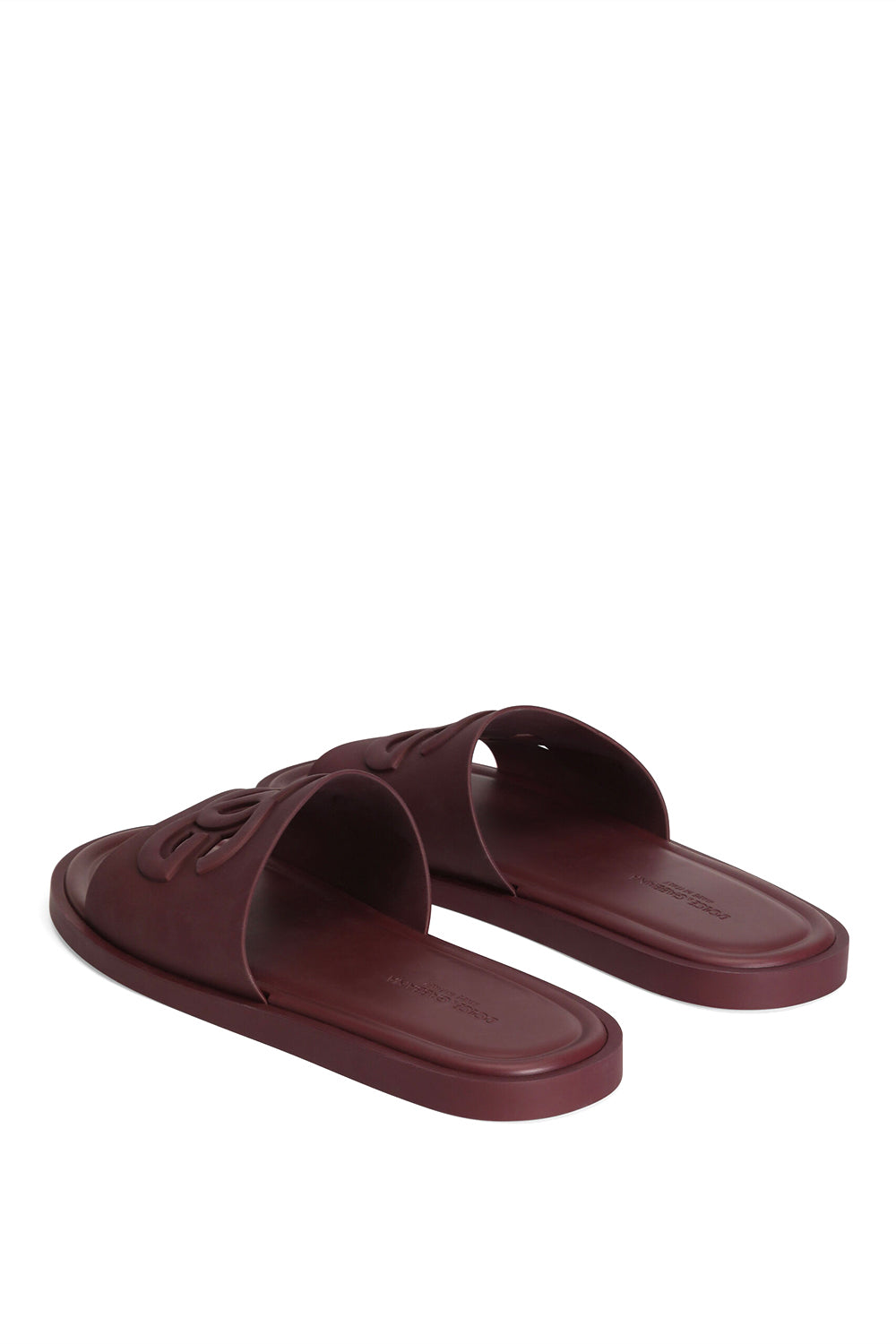 DOLCE & GABBANA Strand-Slides aus Gummi