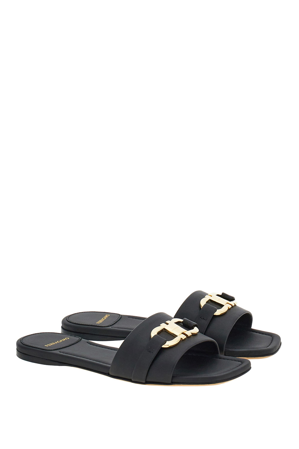 FERRAGAMO Slide ornamento Gancini