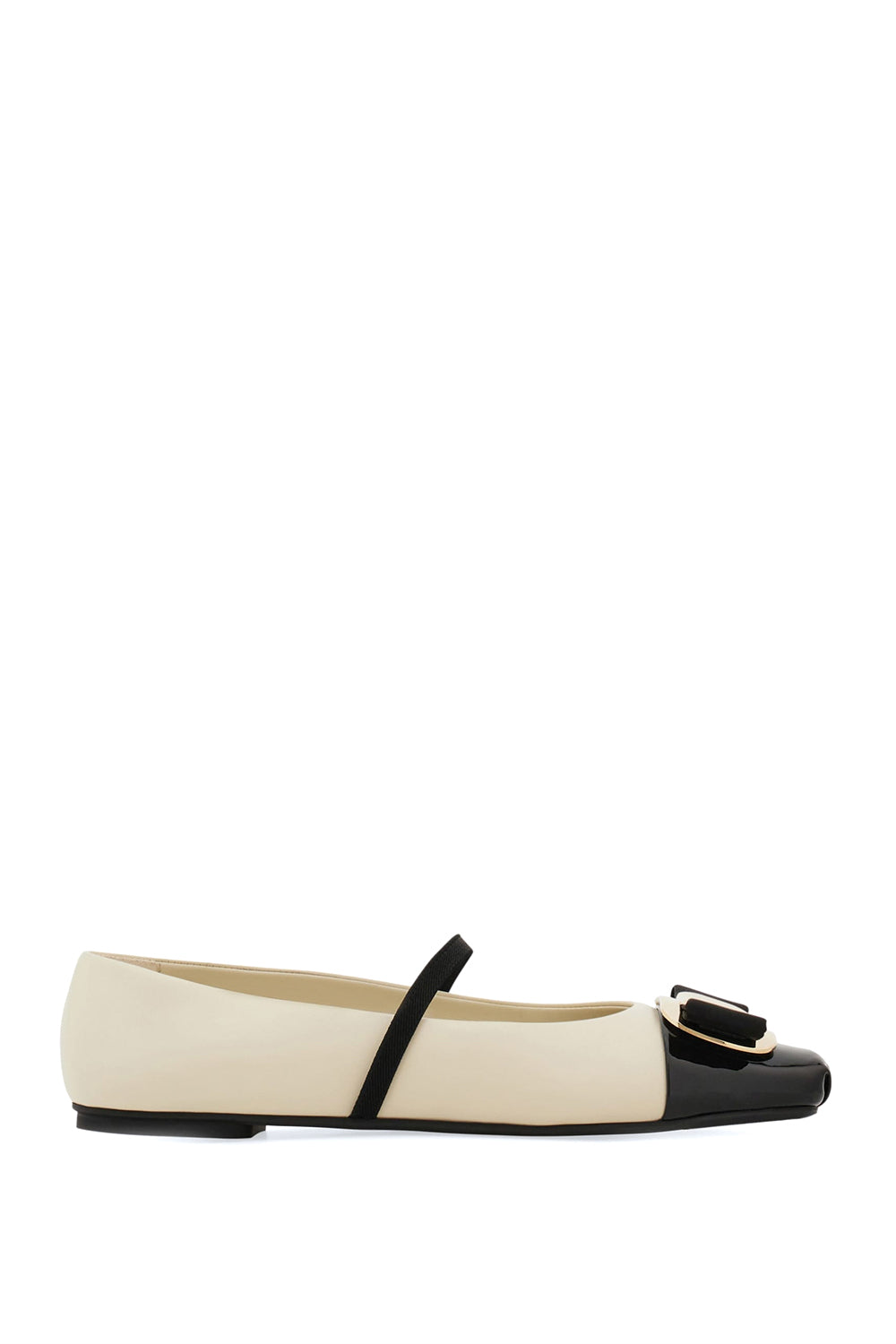 FERRAGAMO Ballerina new Vara plate bicolore