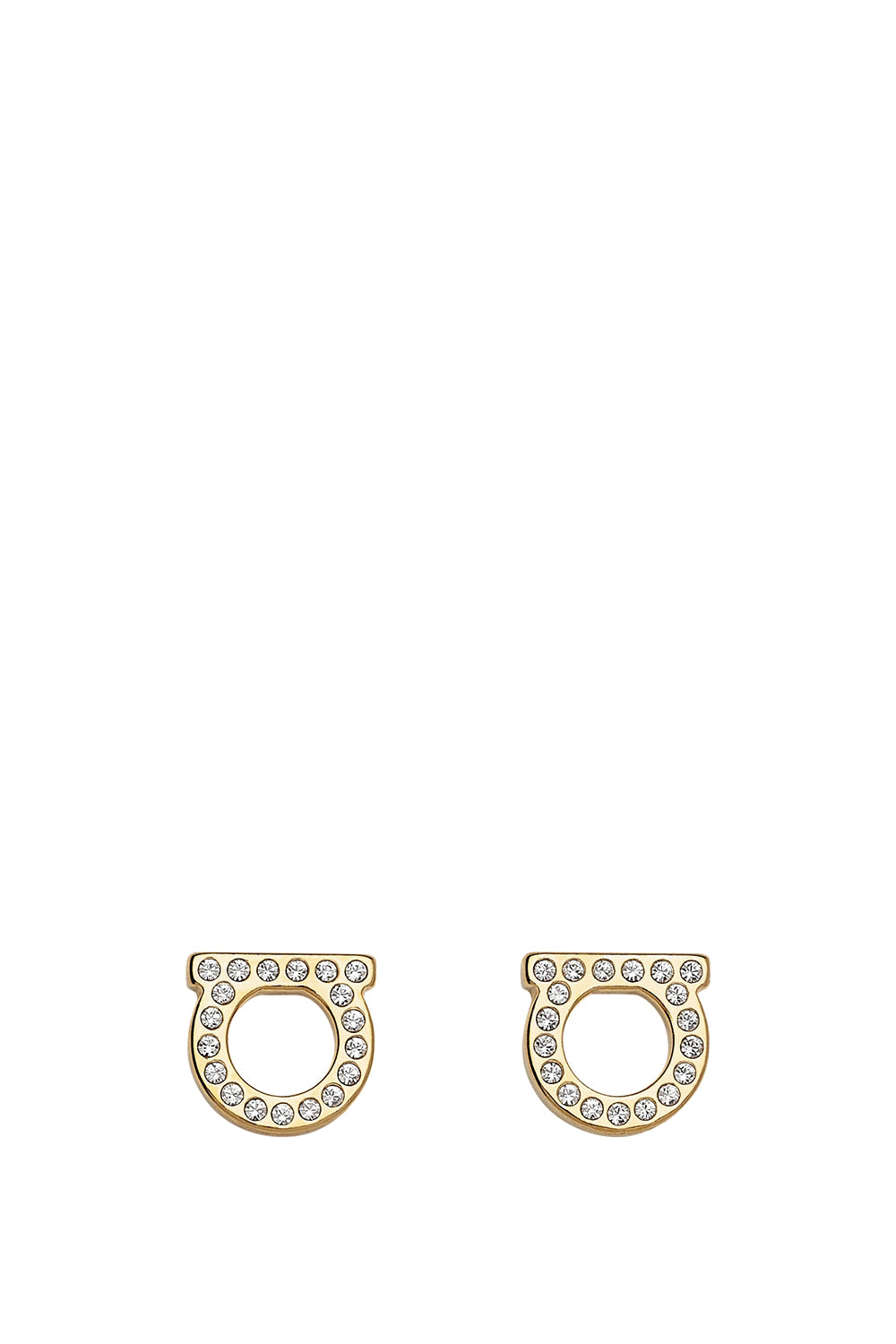 FERRAGAMO Orecchini Gancini Crystals (S)
