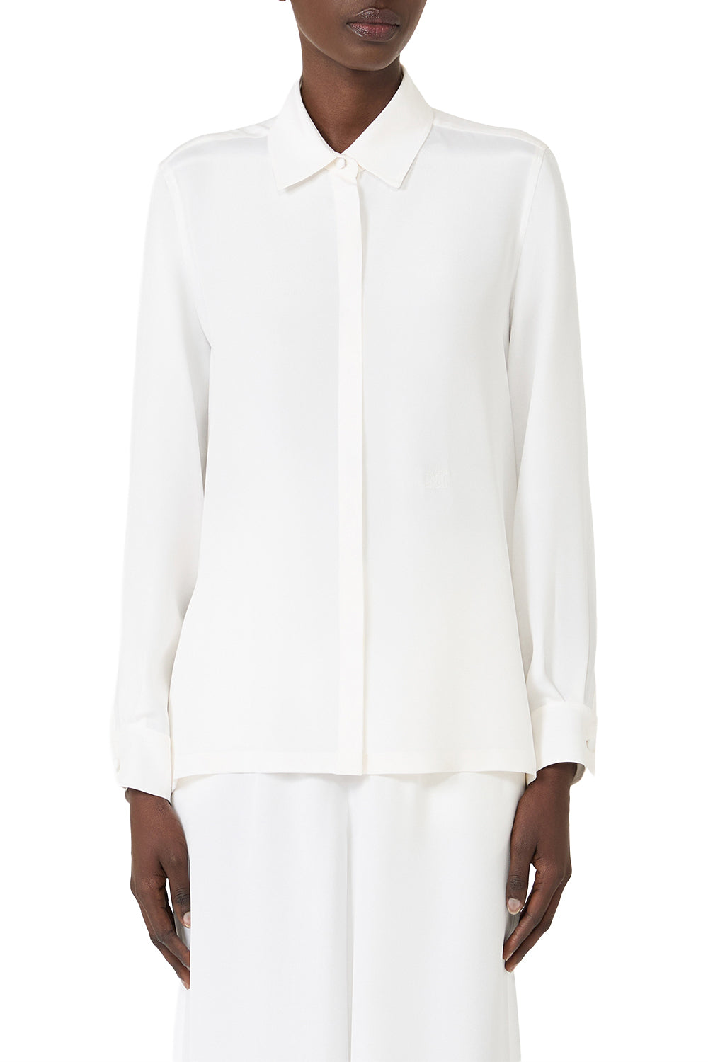 MAX MARA Camicia in crêpe de Chine di seta "MXMGERANIO"