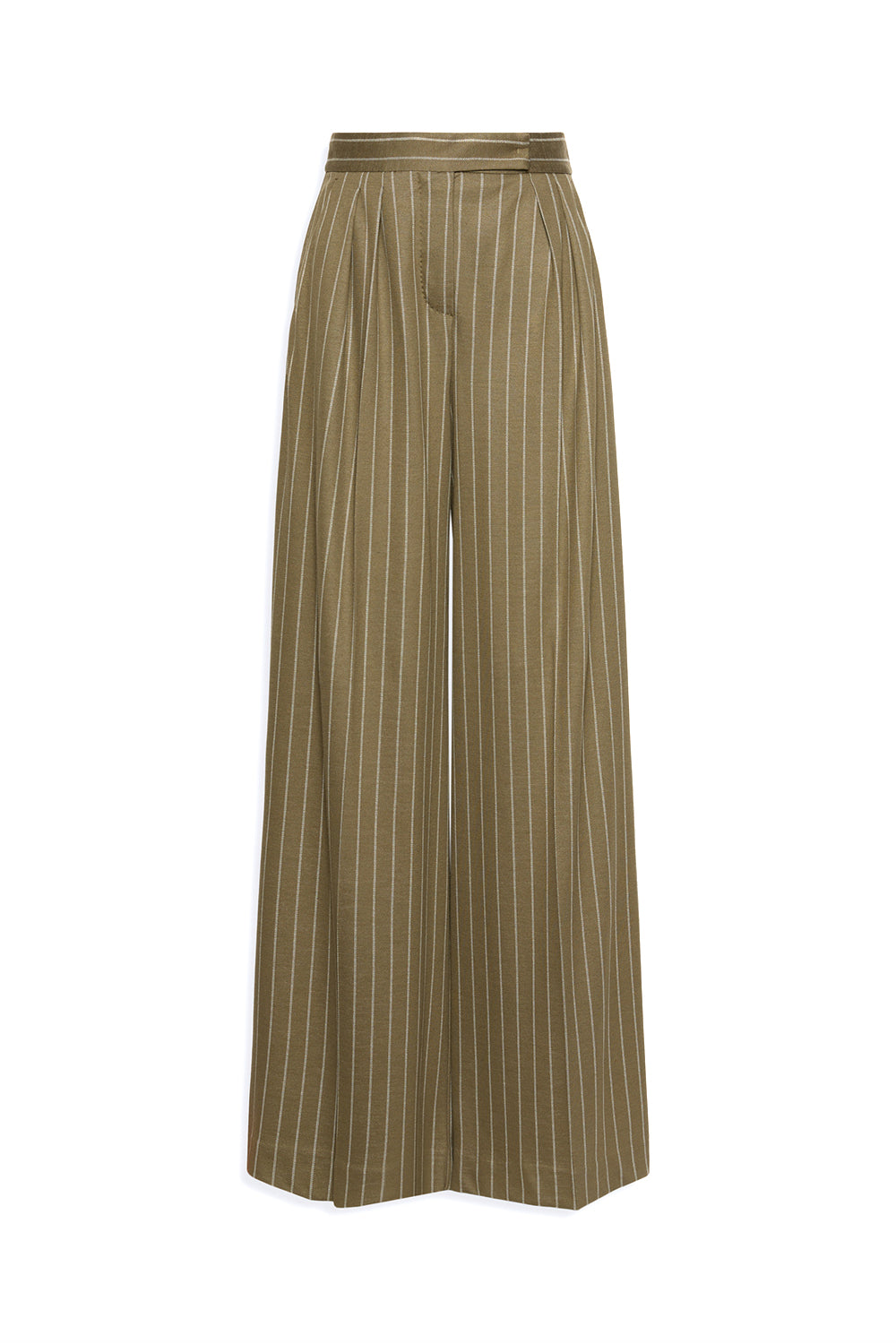 MAX MARA Pantalone in jersey gessato "MXMRIO"