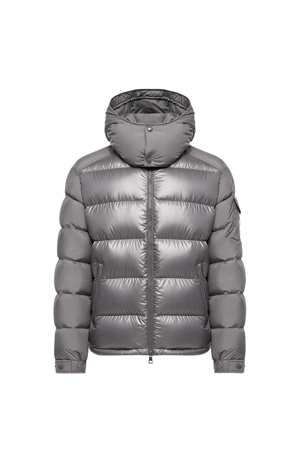 MONCLER 후드 달린 Moncler Maya 크롭 다운 재킷