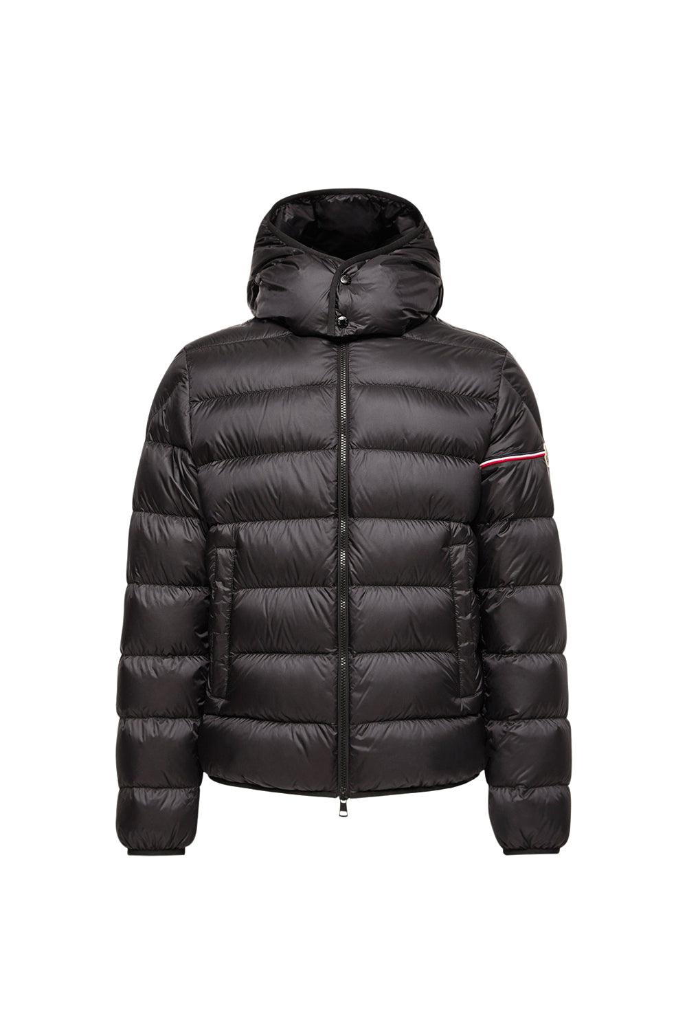 MONCLER Piumino corto Ravenlock con cappuccio