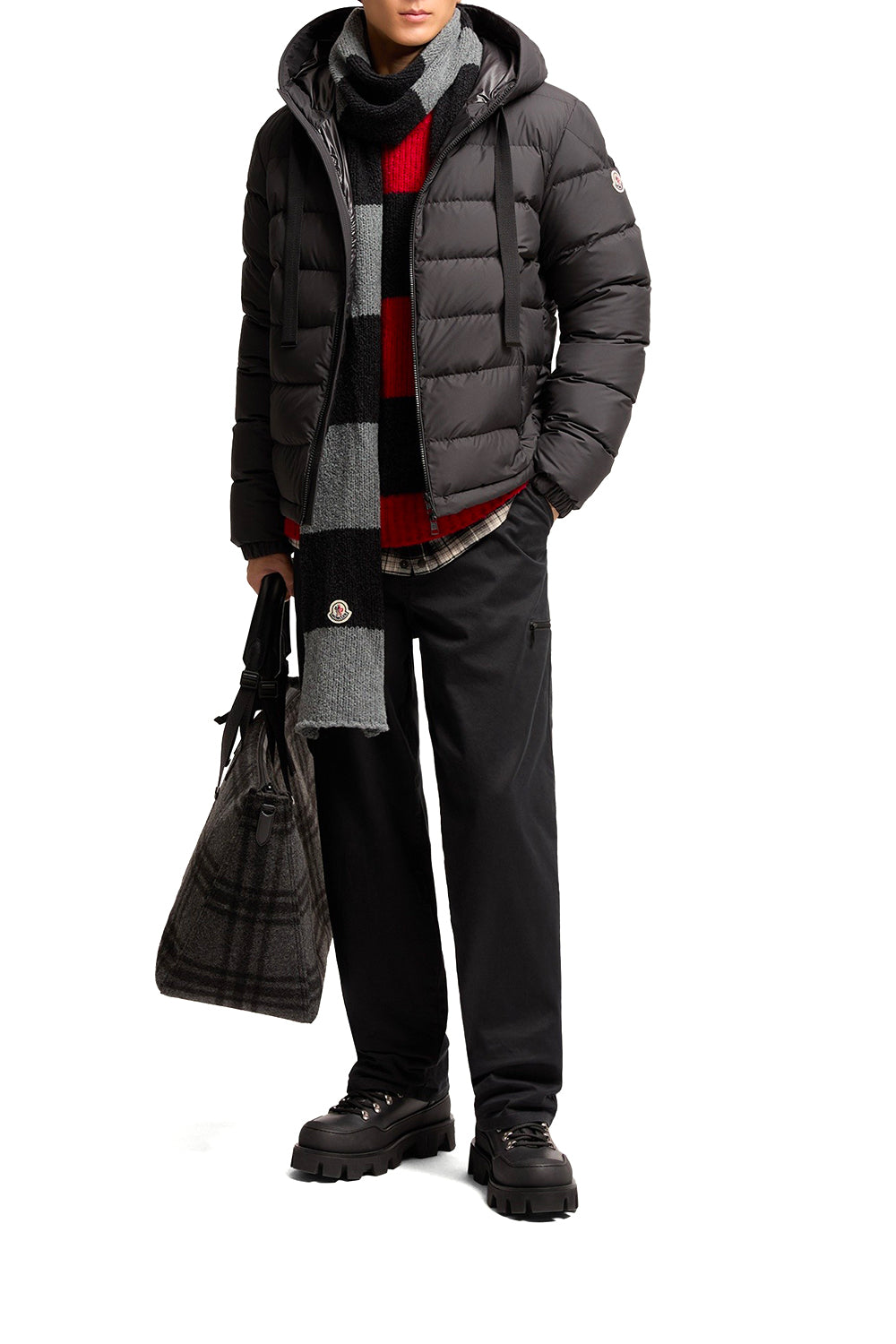 MONCLER Piumino Zeflor con cappuccio