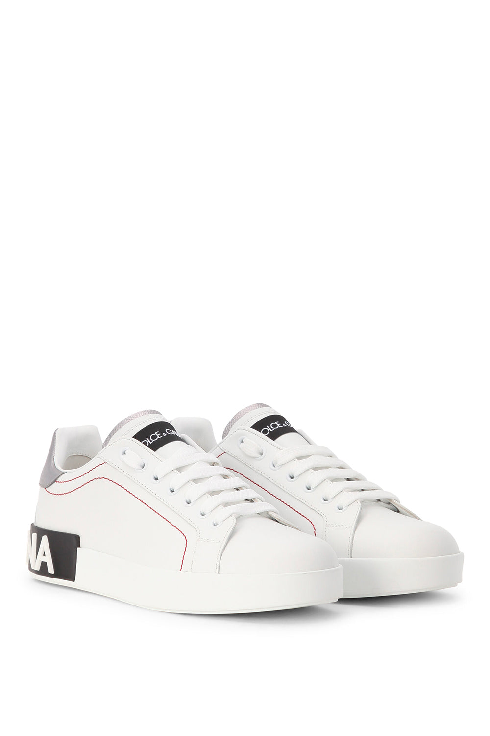 DOLCE & GABBANA Sneaker Portofino in pelle di vitello nappata