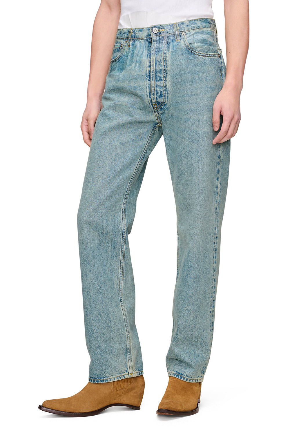 MAISON MARGIELA Straight-Leg Taped Jeans