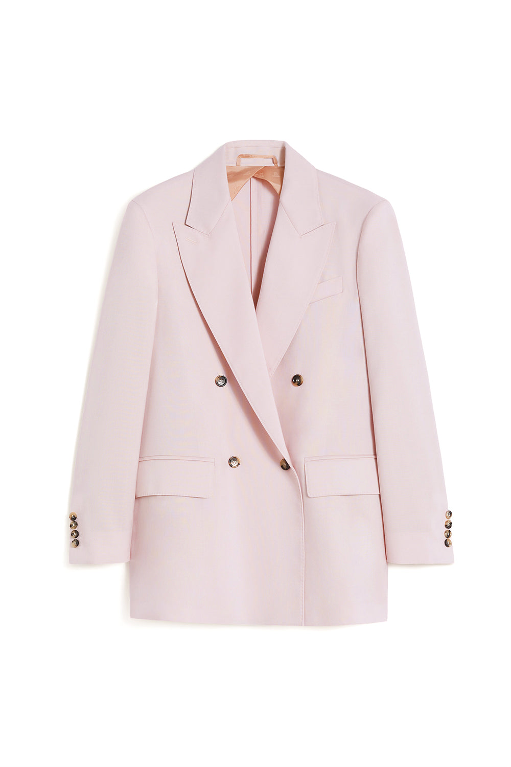 MAX MARA Blazer doppiopetto in lana, mohair e seta MXMOMBROSA