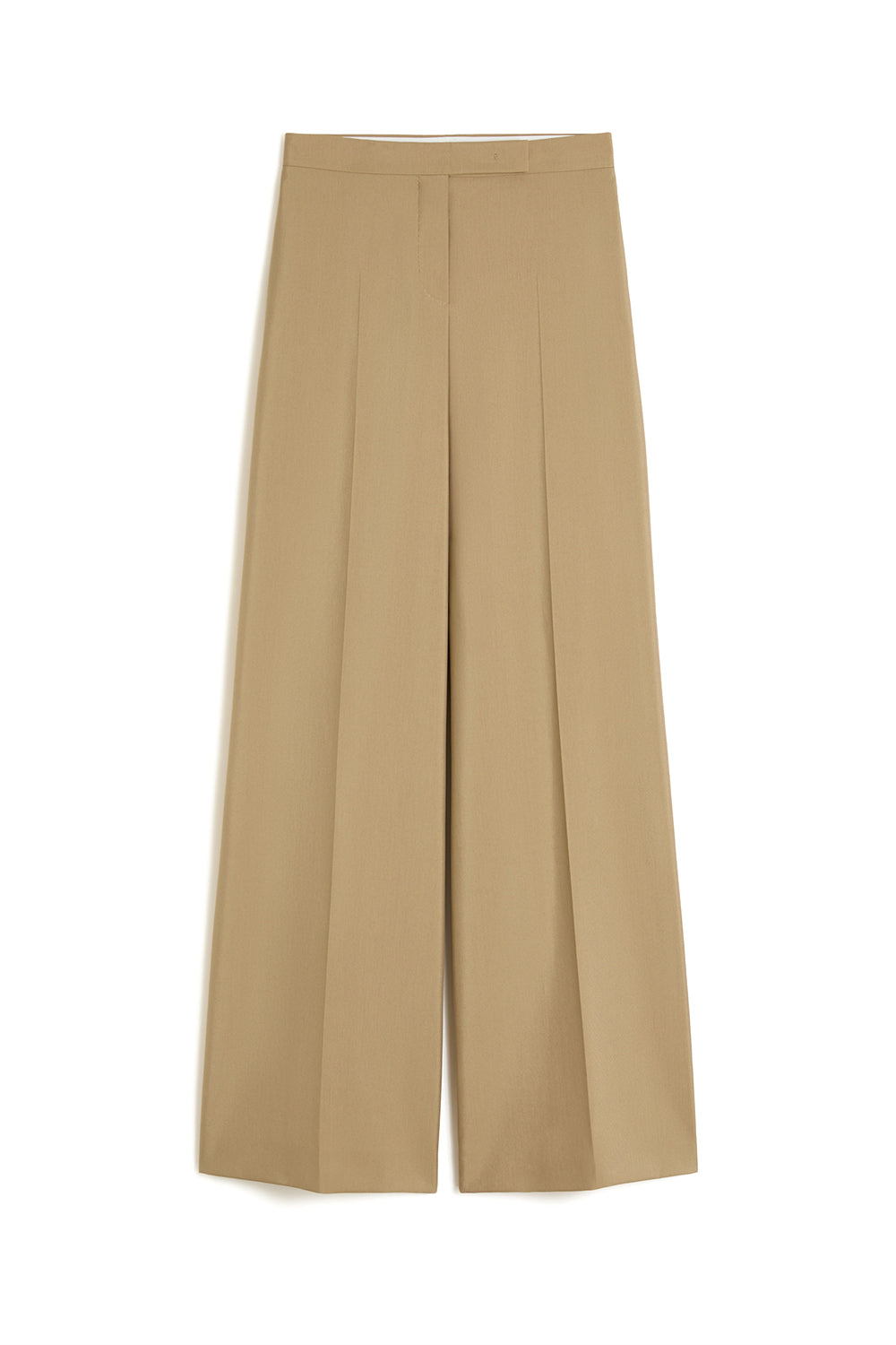 MAX MARA Pantalone ampio in popeline di lana e seta "MXSBRONTE"