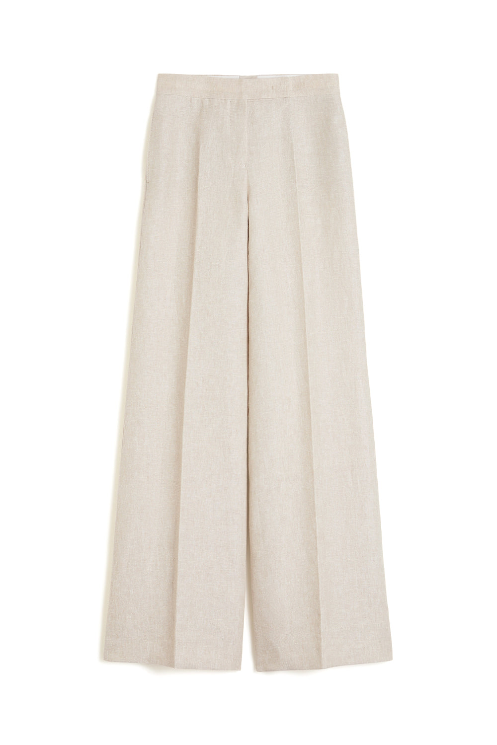 MAX MARA Weite Hose aus Leinen-Drill „MXSGINNICO“